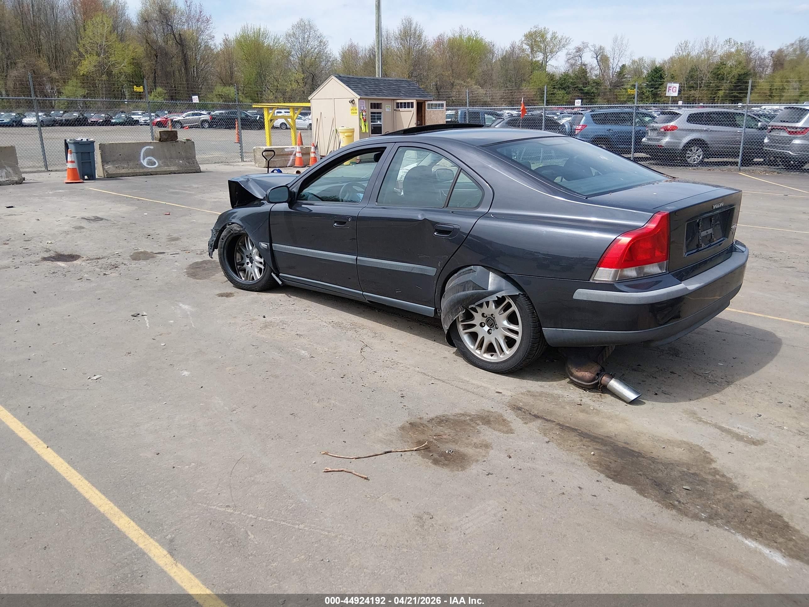 2002 Volvo S60 T5 Черный vin: YV1RS53D122166686