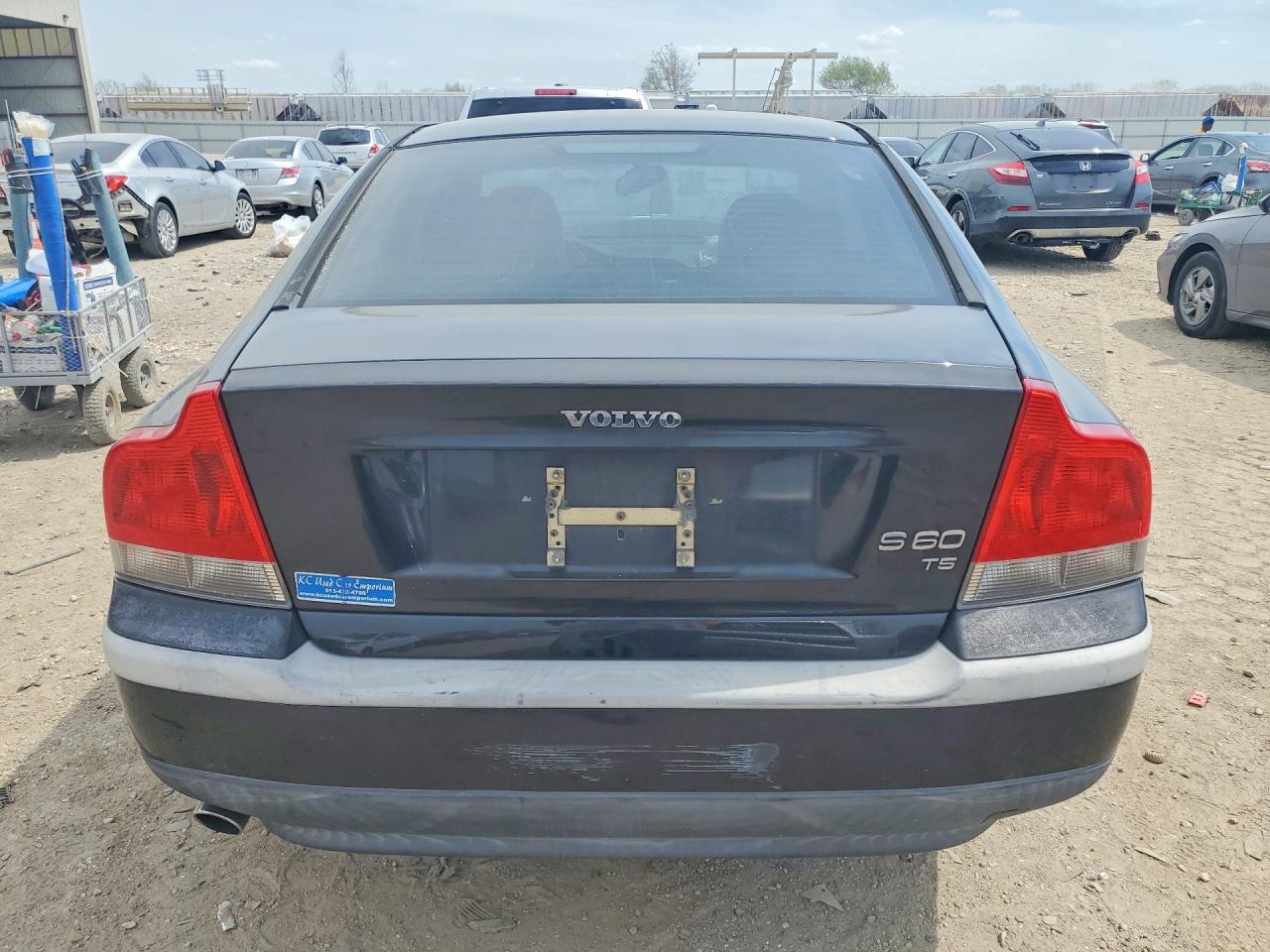 2002 Volvo S60 T5 Black vin: YV1RS53D922172171