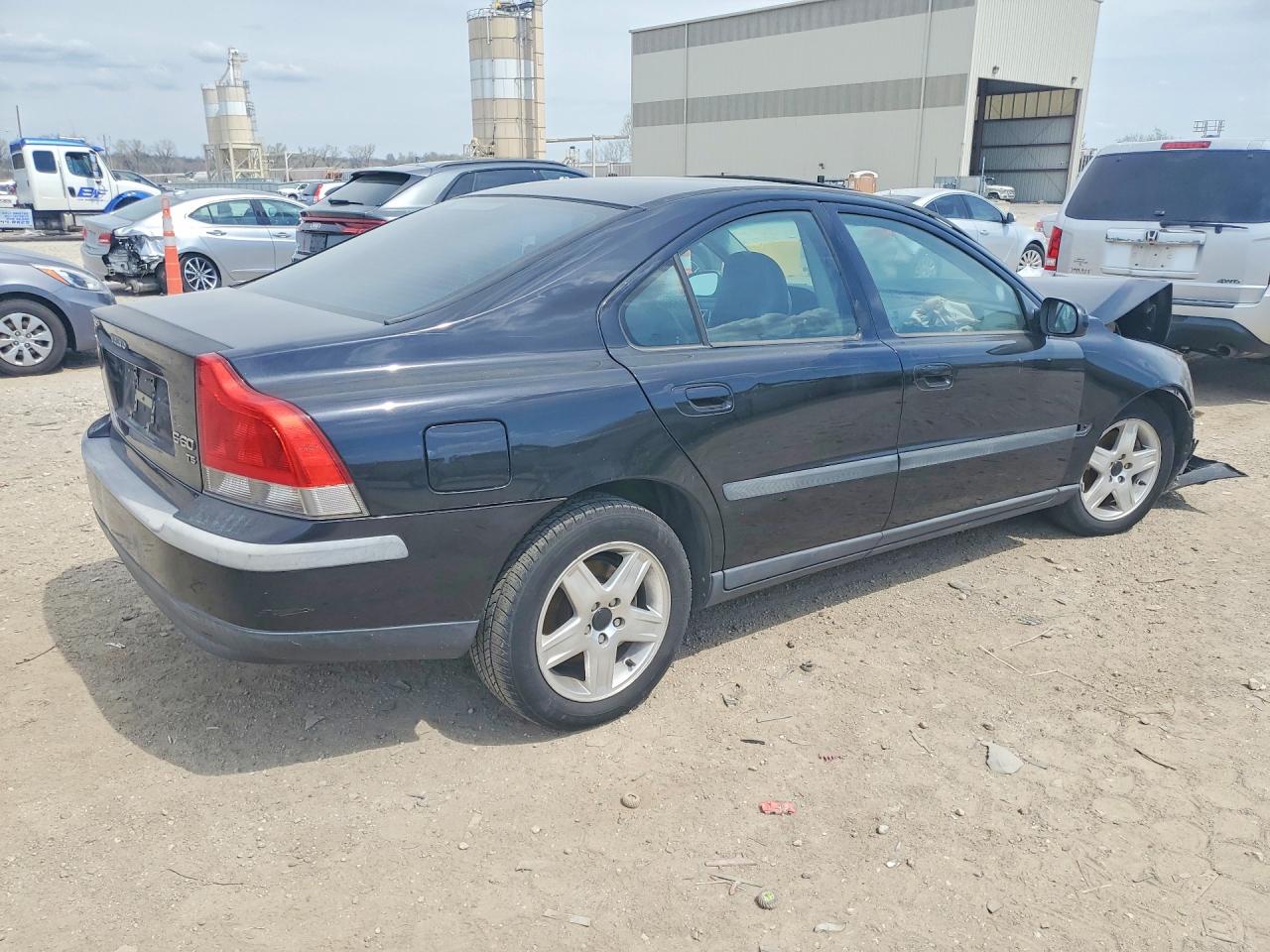 2002 Volvo S60 T5 Black vin: YV1RS53D922172171