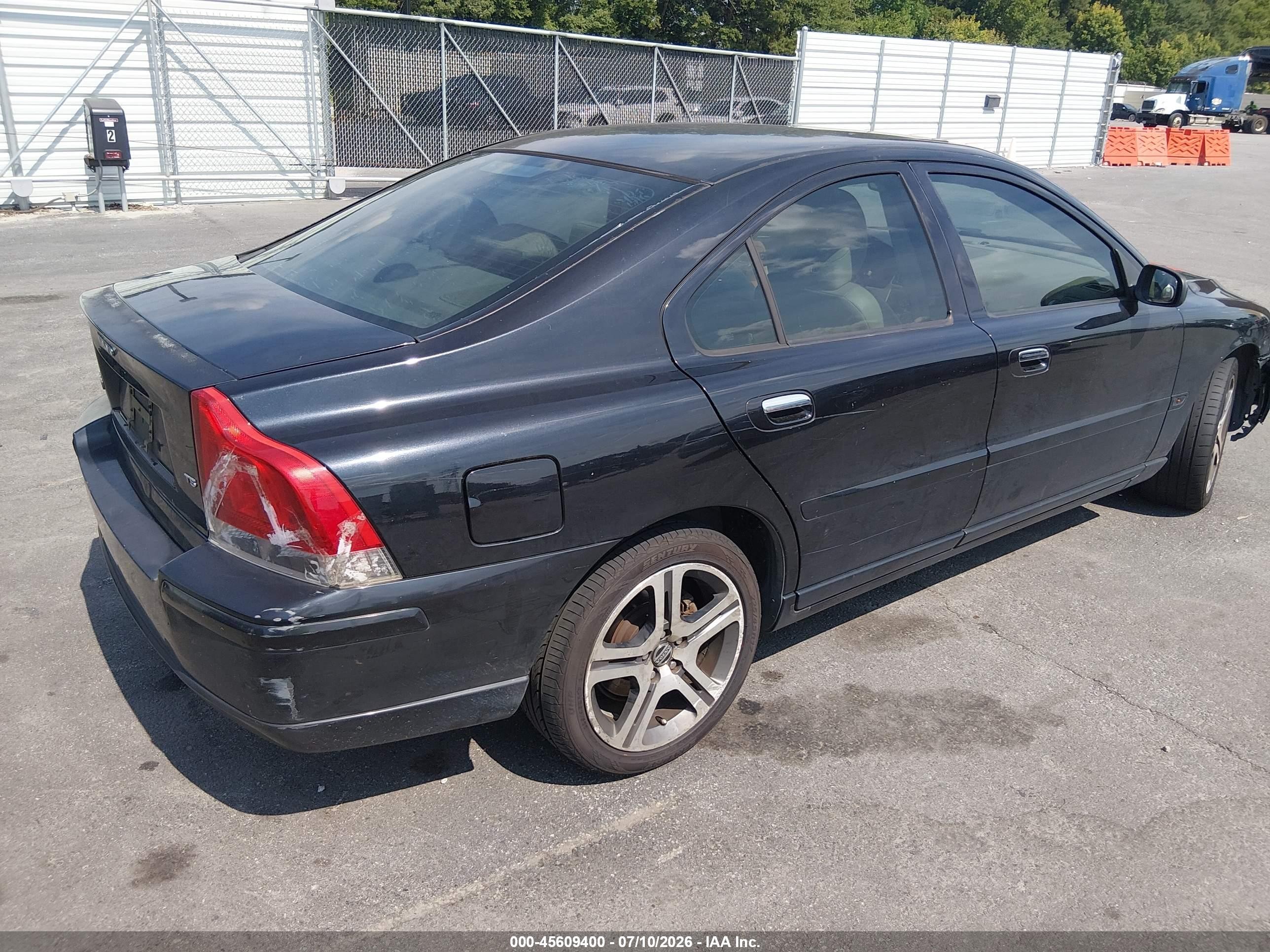 2006 Volvo S60 T5 Dark Blue vin: YV1RS547362547356