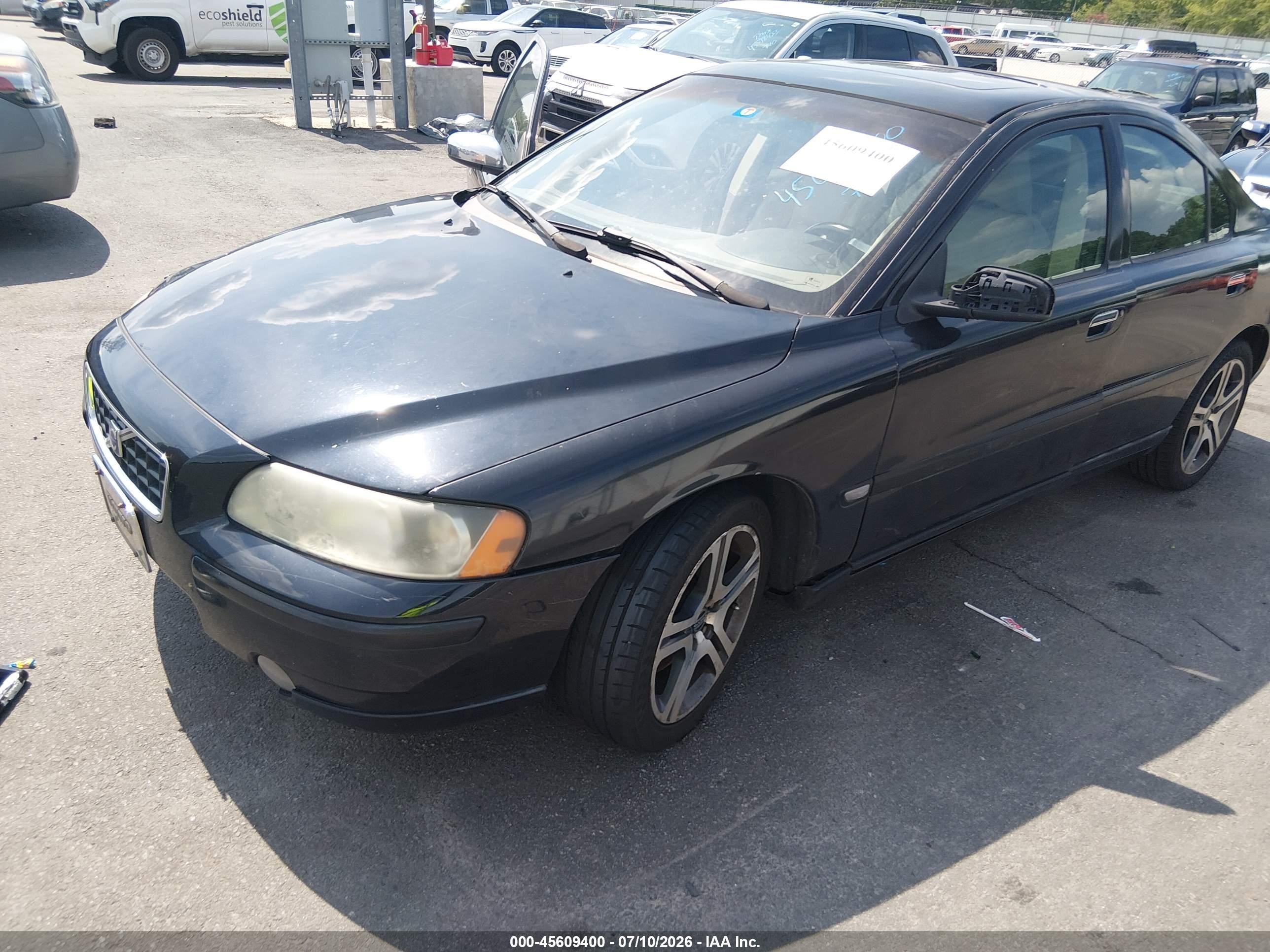 2006 Volvo S60 T5 Dark Blue vin: YV1RS547362547356