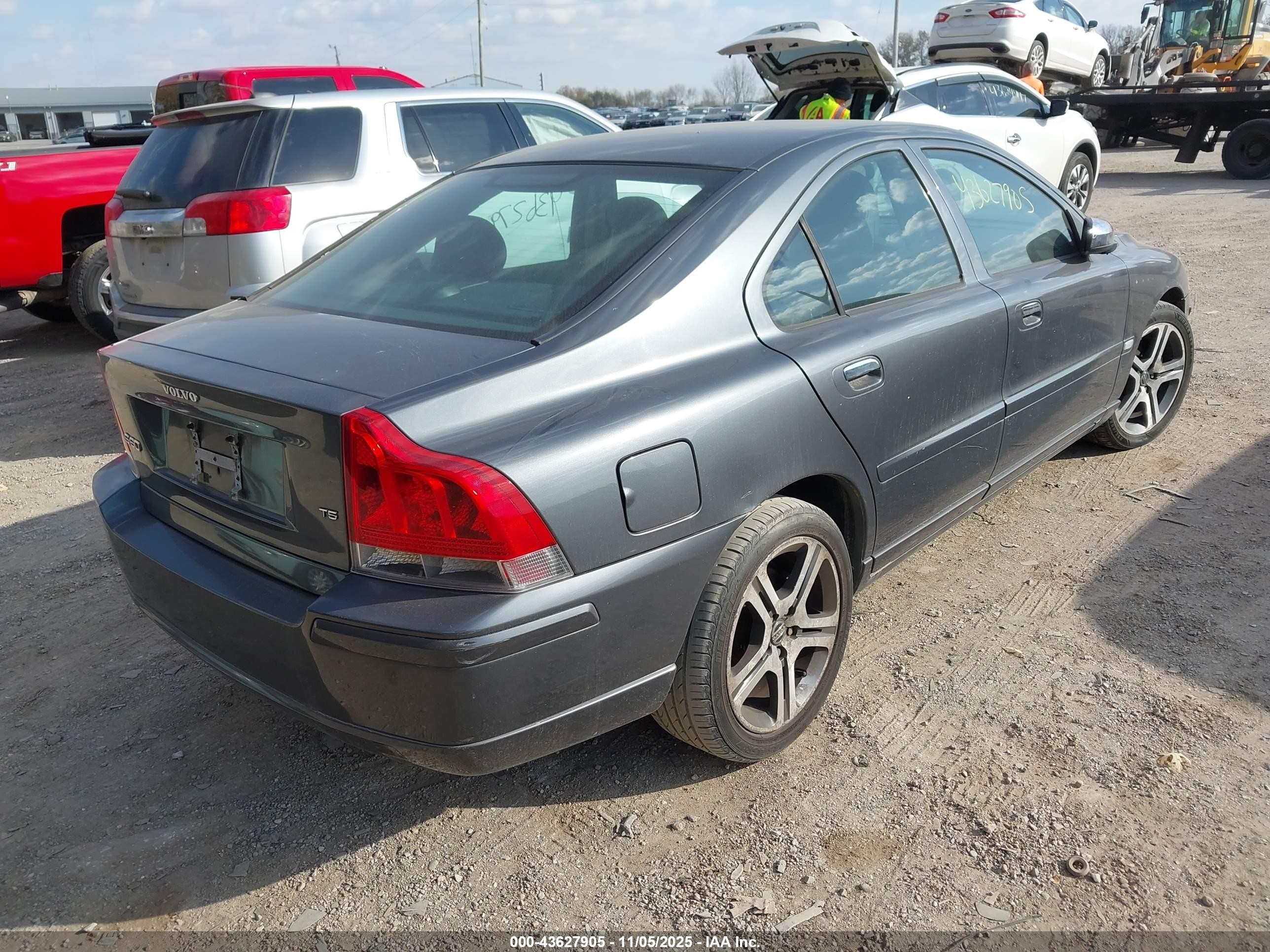 2006 Volvo S60 T5 Gray vin: YV1RS547762554892