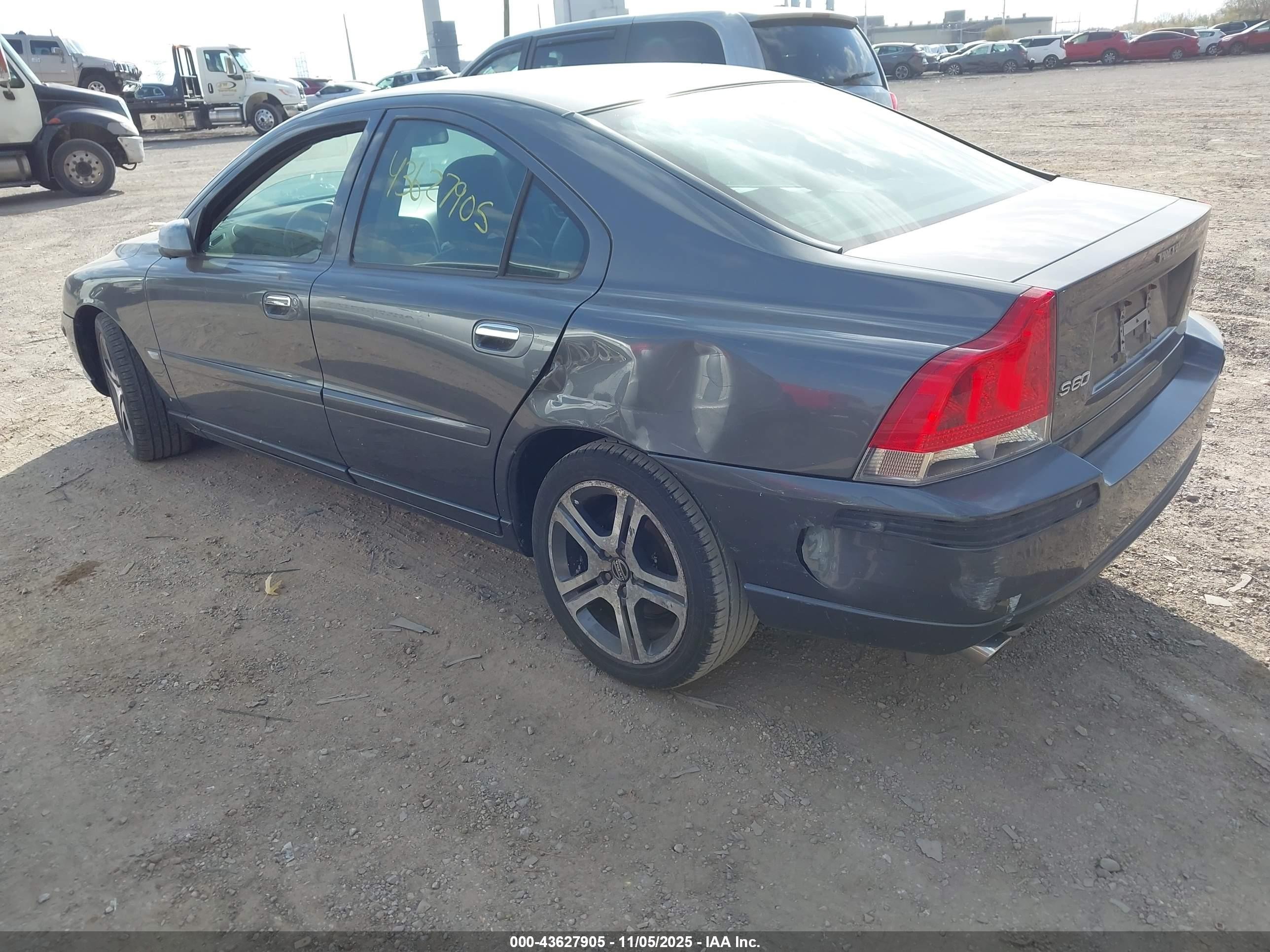 2006 Volvo S60 T5 Gray vin: YV1RS547762554892