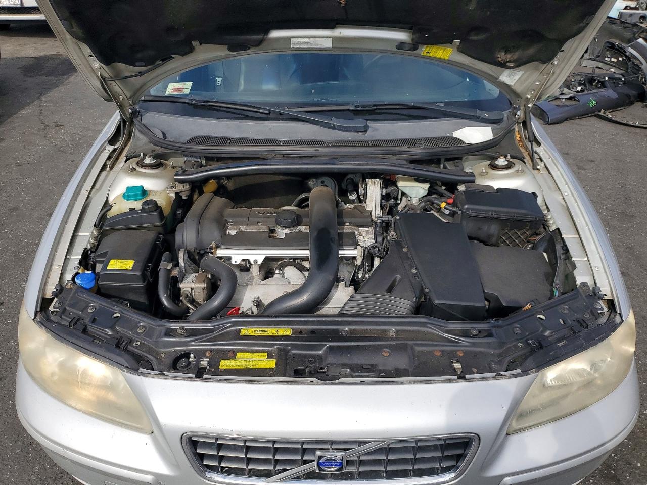 2006 Volvo S60 T5 Silver vin: YV1RS547X62557995