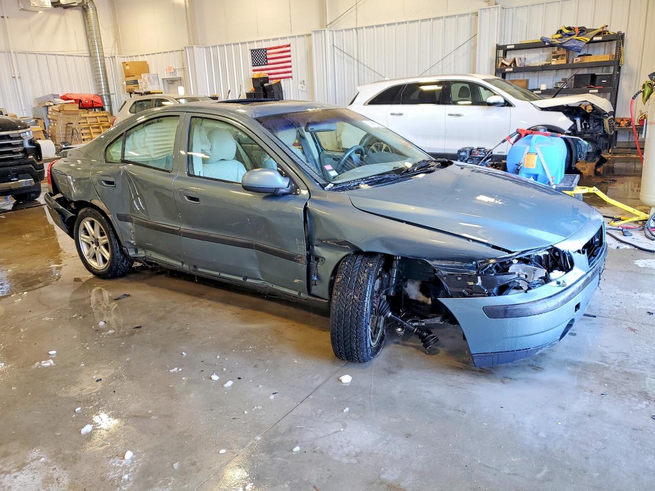 2002 Volvo S60 2.4t Teal vin: YV1RS58D322095578