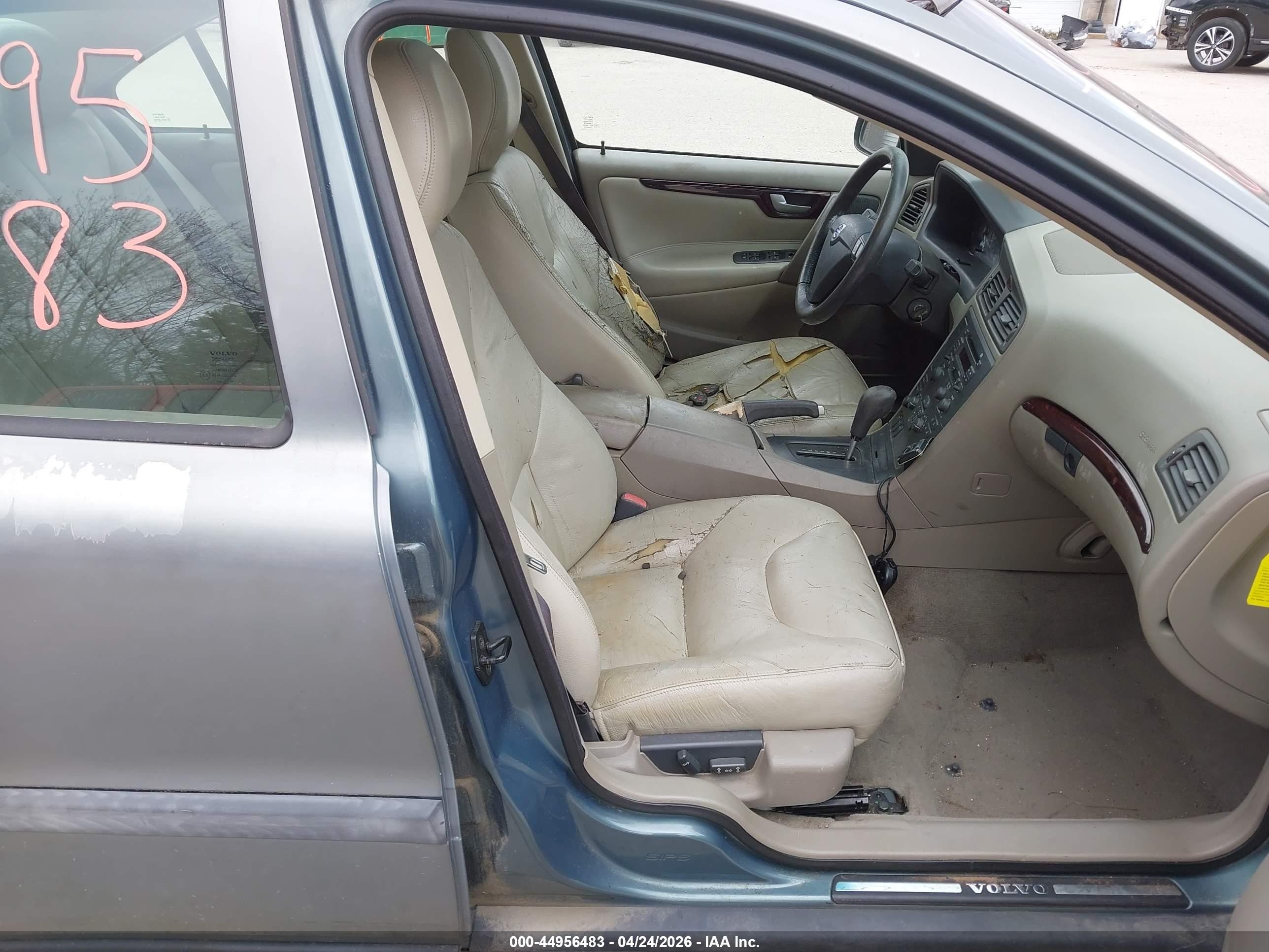 2002 Volvo S60 2.4t Green vin: YV1RS58D322159103