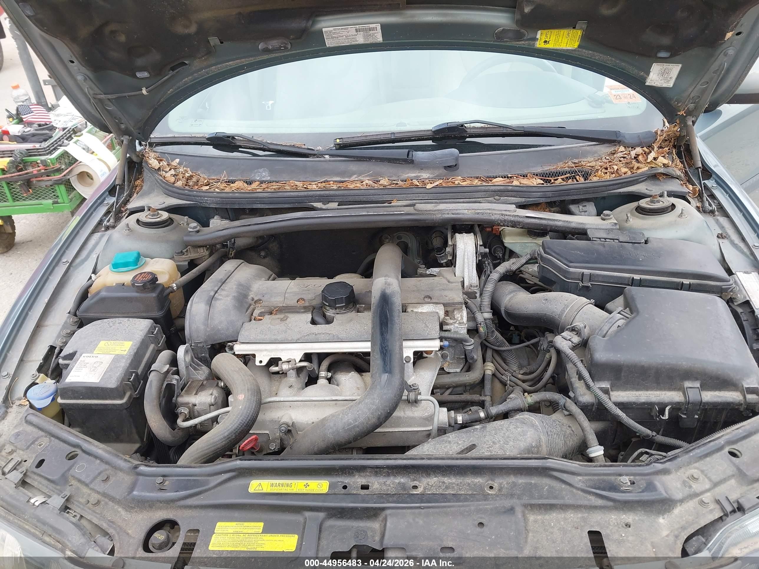 2002 Volvo S60 2.4t Green vin: YV1RS58D322159103