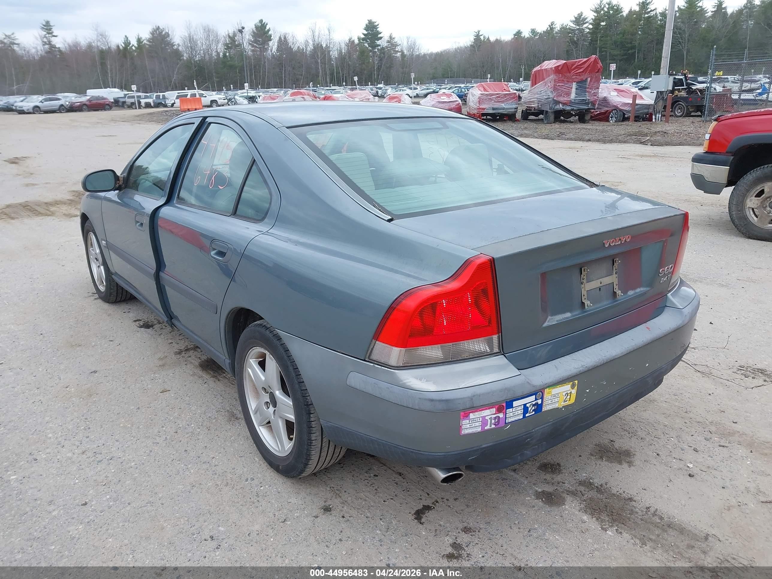 2002 Volvo S60 2.4t Green vin: YV1RS58D322159103