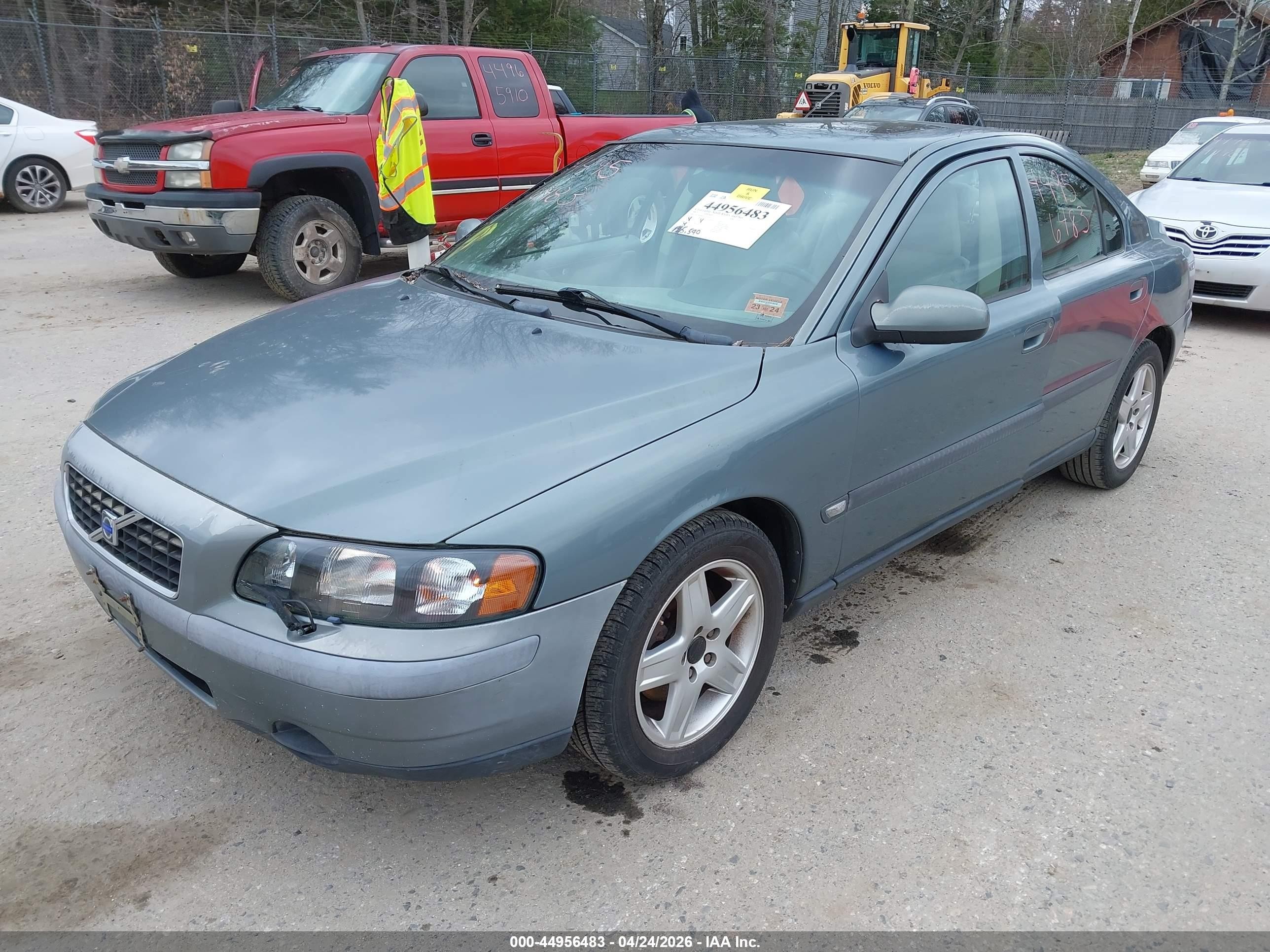 2002 Volvo S60 2.4t Green vin: YV1RS58D322159103