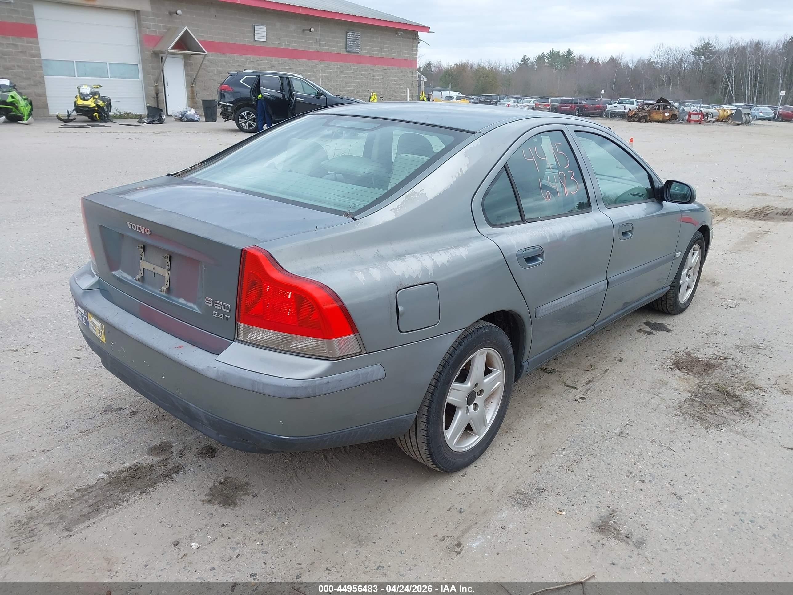 2002 Volvo S60 2.4t Green vin: YV1RS58D322159103
