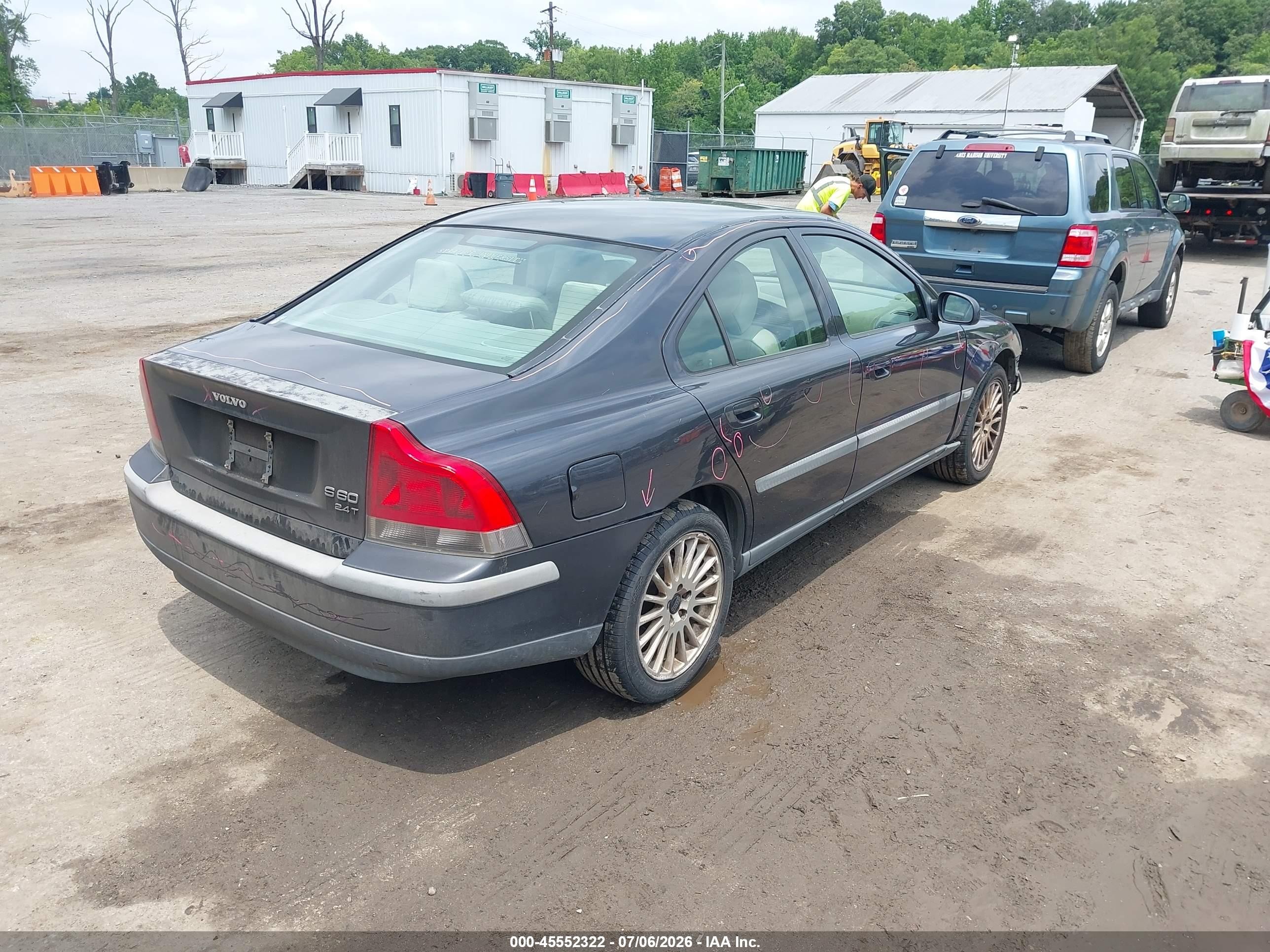 2002 Volvo S60 2.4t Green vin: YV1RS58D422124232