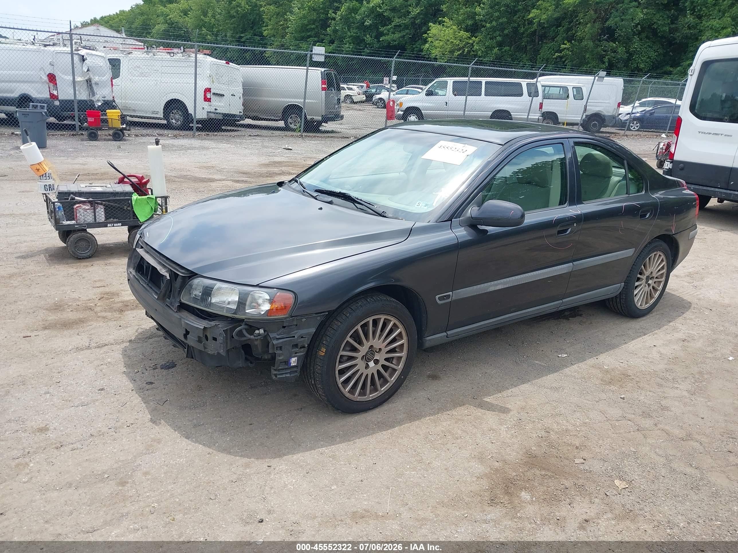 2002 Volvo S60 2.4t Green vin: YV1RS58D422124232