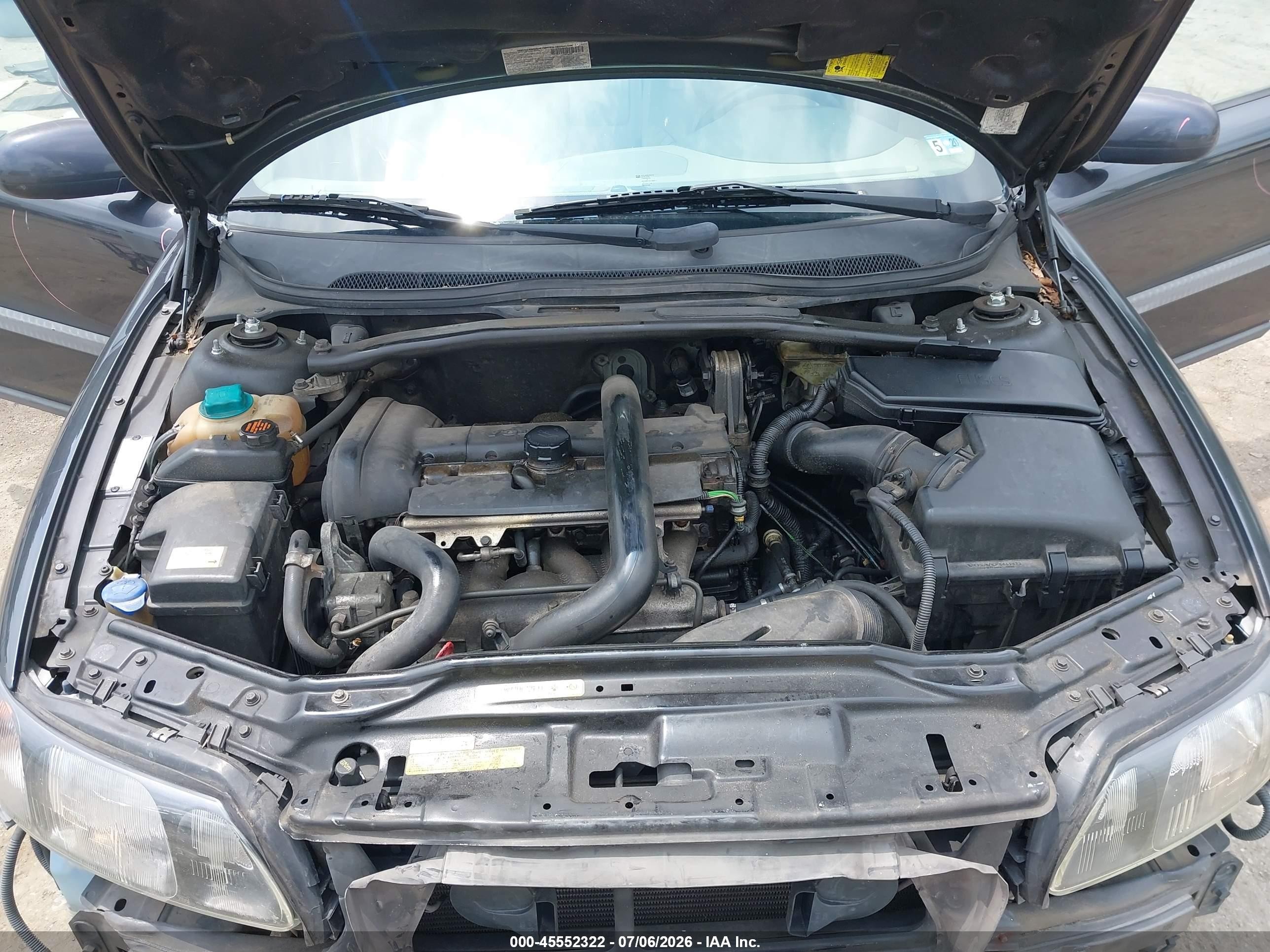 2002 Volvo S60 2.4t Green vin: YV1RS58D422124232