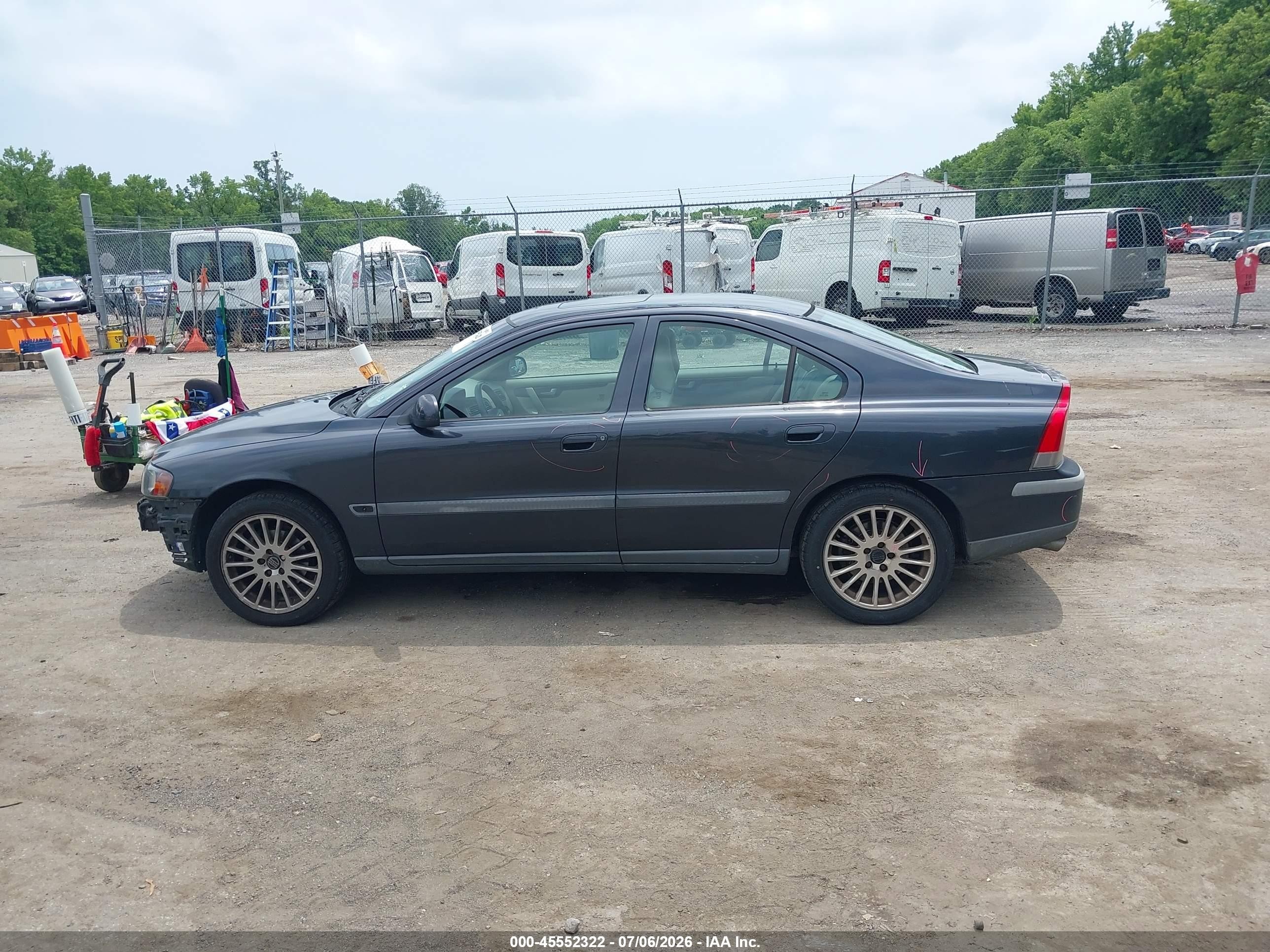 2002 Volvo S60 2.4t Green vin: YV1RS58D422124232