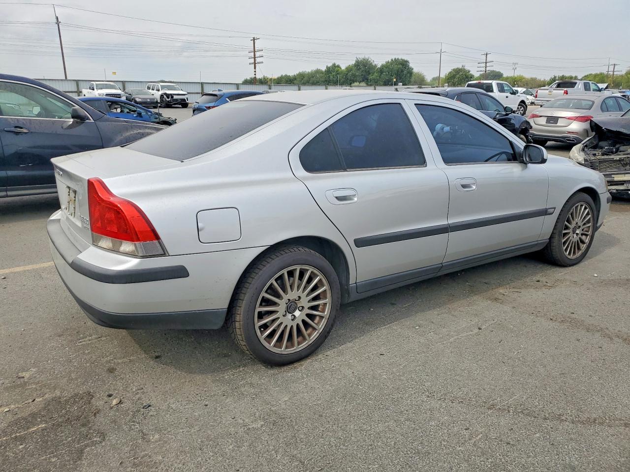 2002 Volvo S60 2.4t Silver vin: YV1RS58D522169907