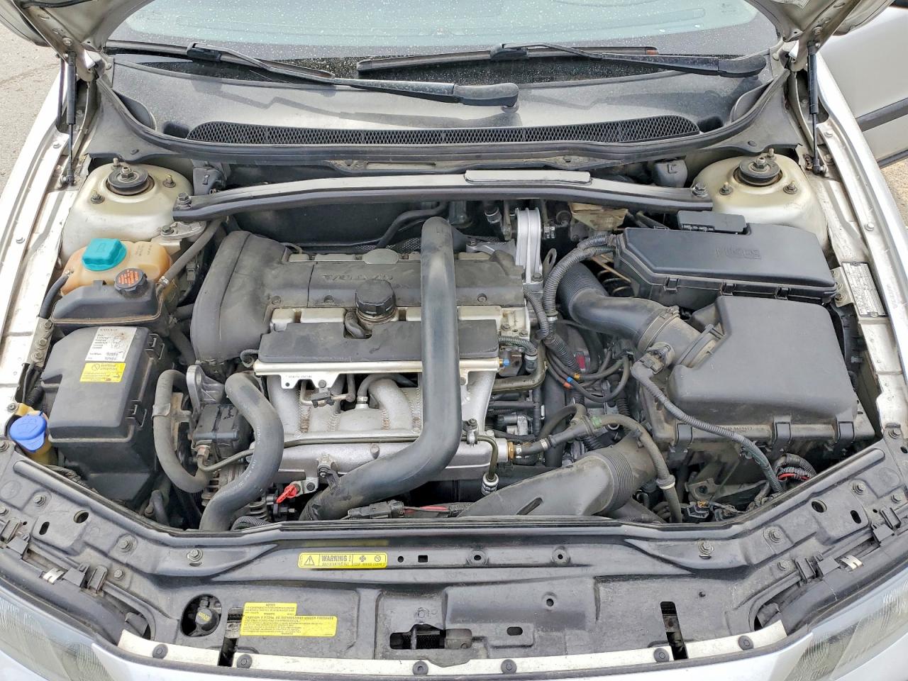 2002 Volvo S60 2.4t Silver vin: YV1RS58D522169907