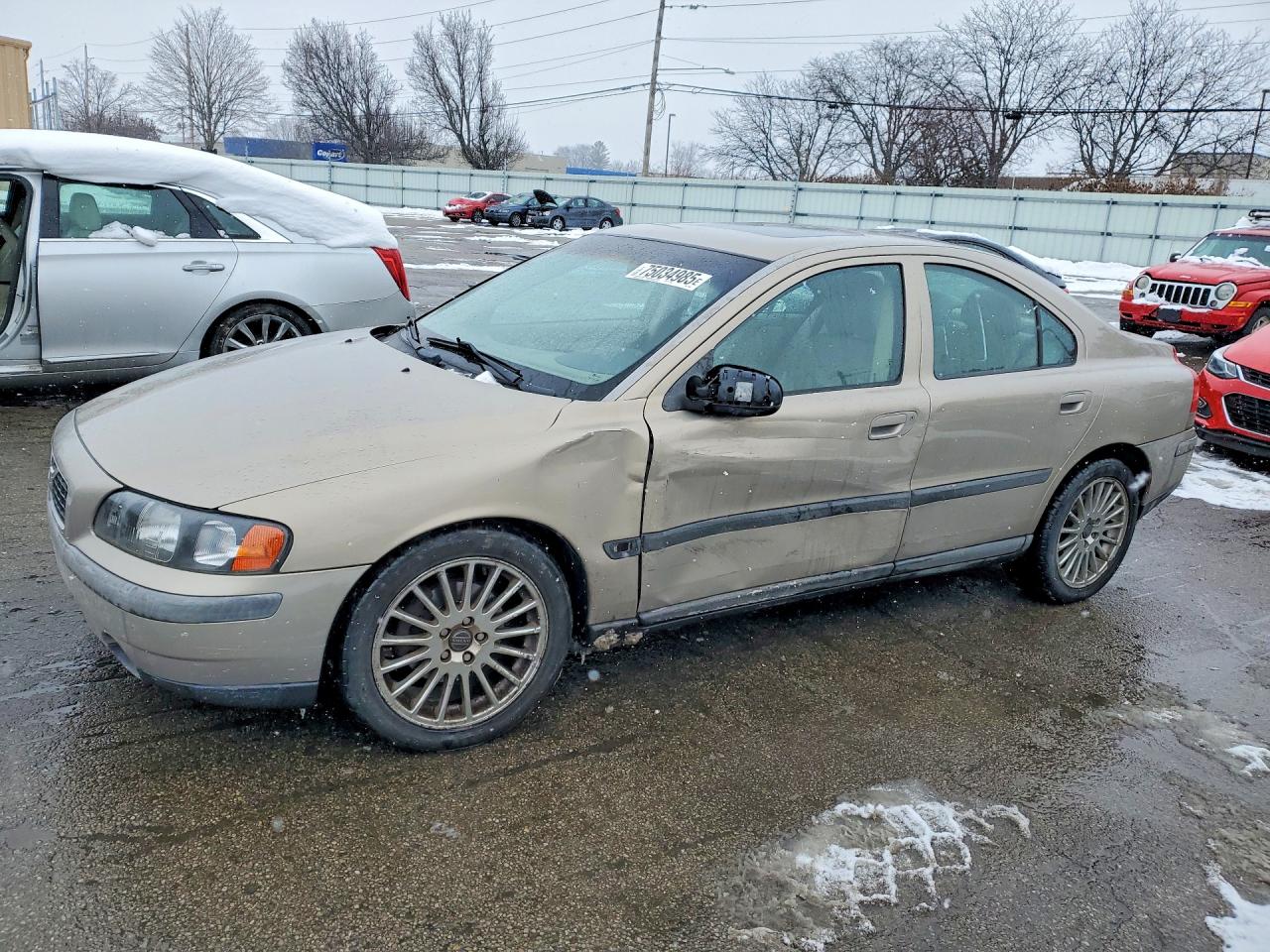 2002 Volvo S60 2.4t Gold vin: YV1RS58D622170337