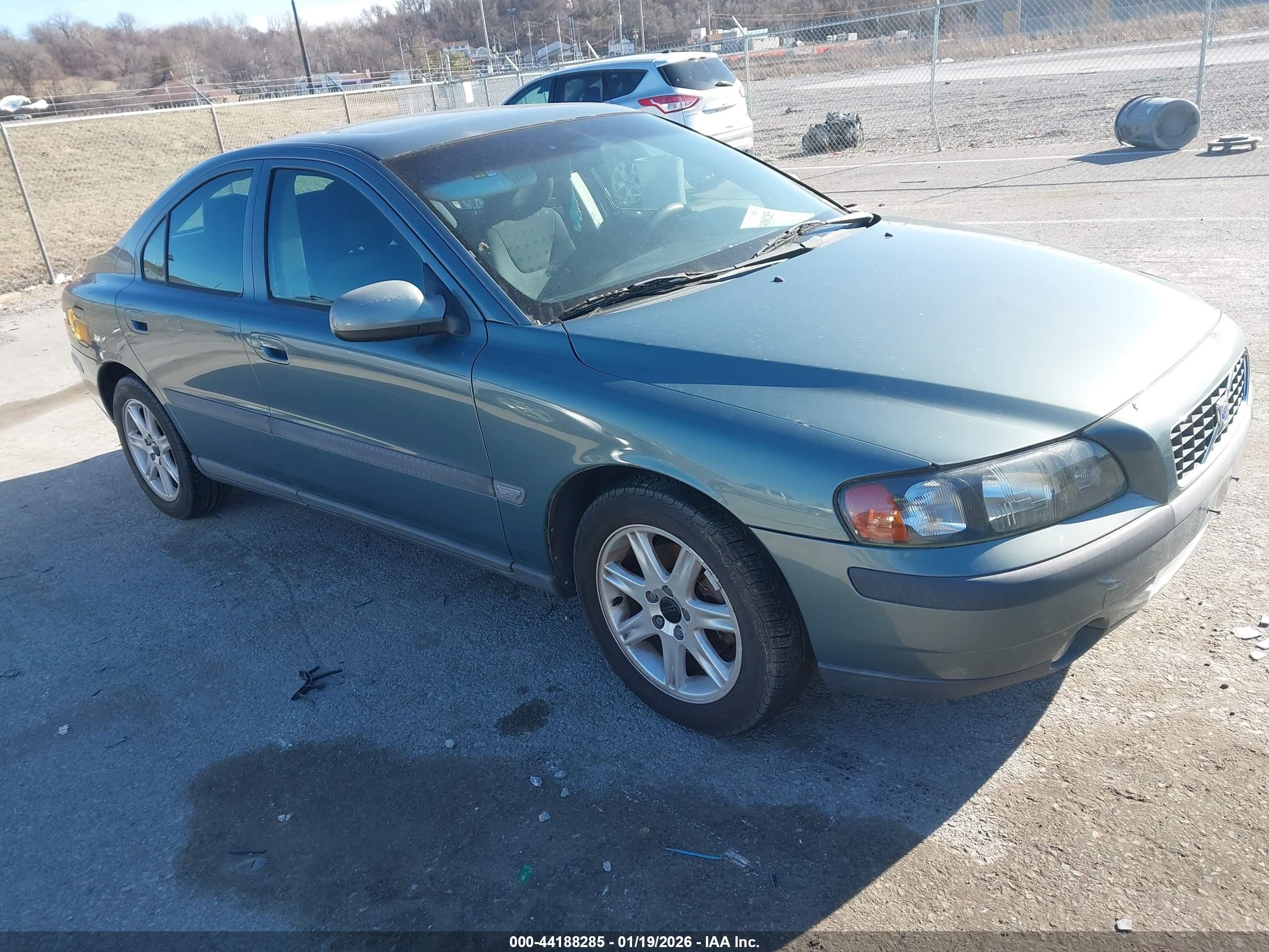 2002 Volvo S60 2.4t Light Blue vin: YV1RS58D622180575