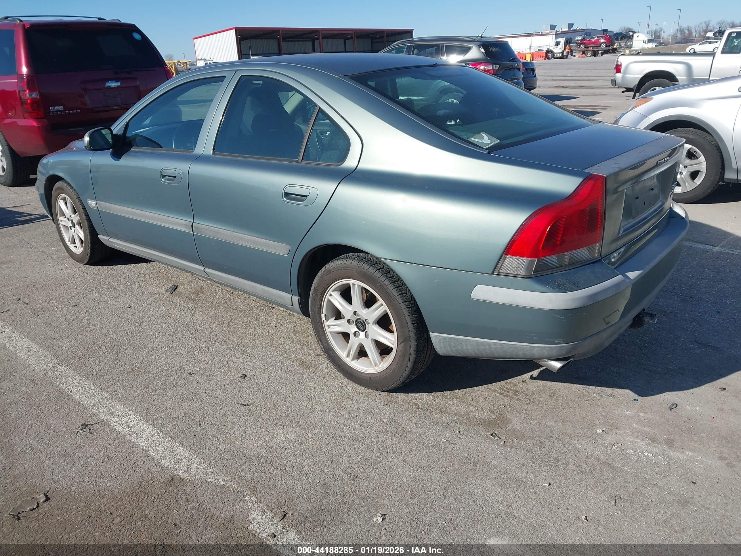 2002 Volvo S60 2.4t Light Blue vin: YV1RS58D622180575
