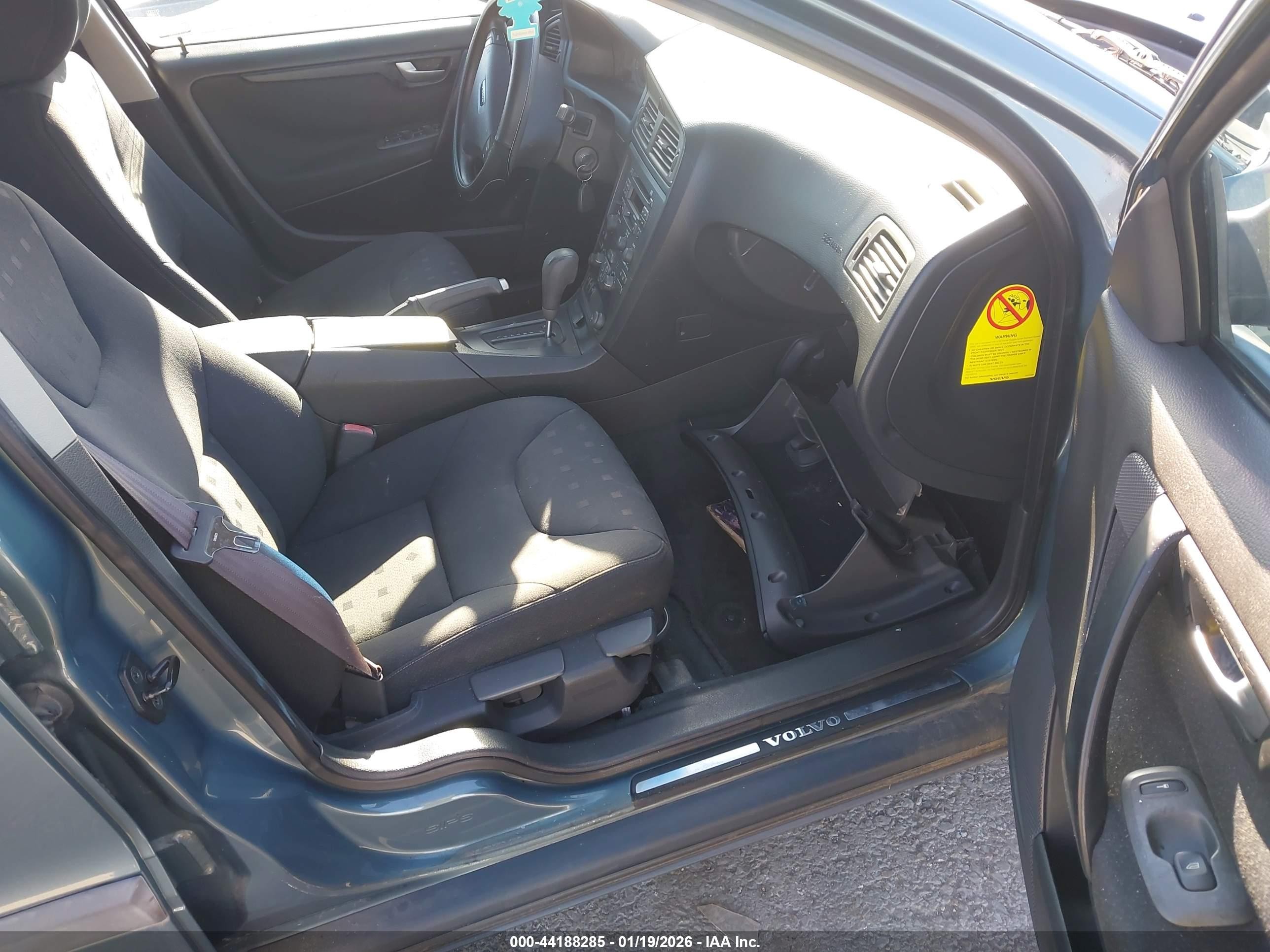 2002 Volvo S60 2.4t Light Blue vin: YV1RS58D622180575
