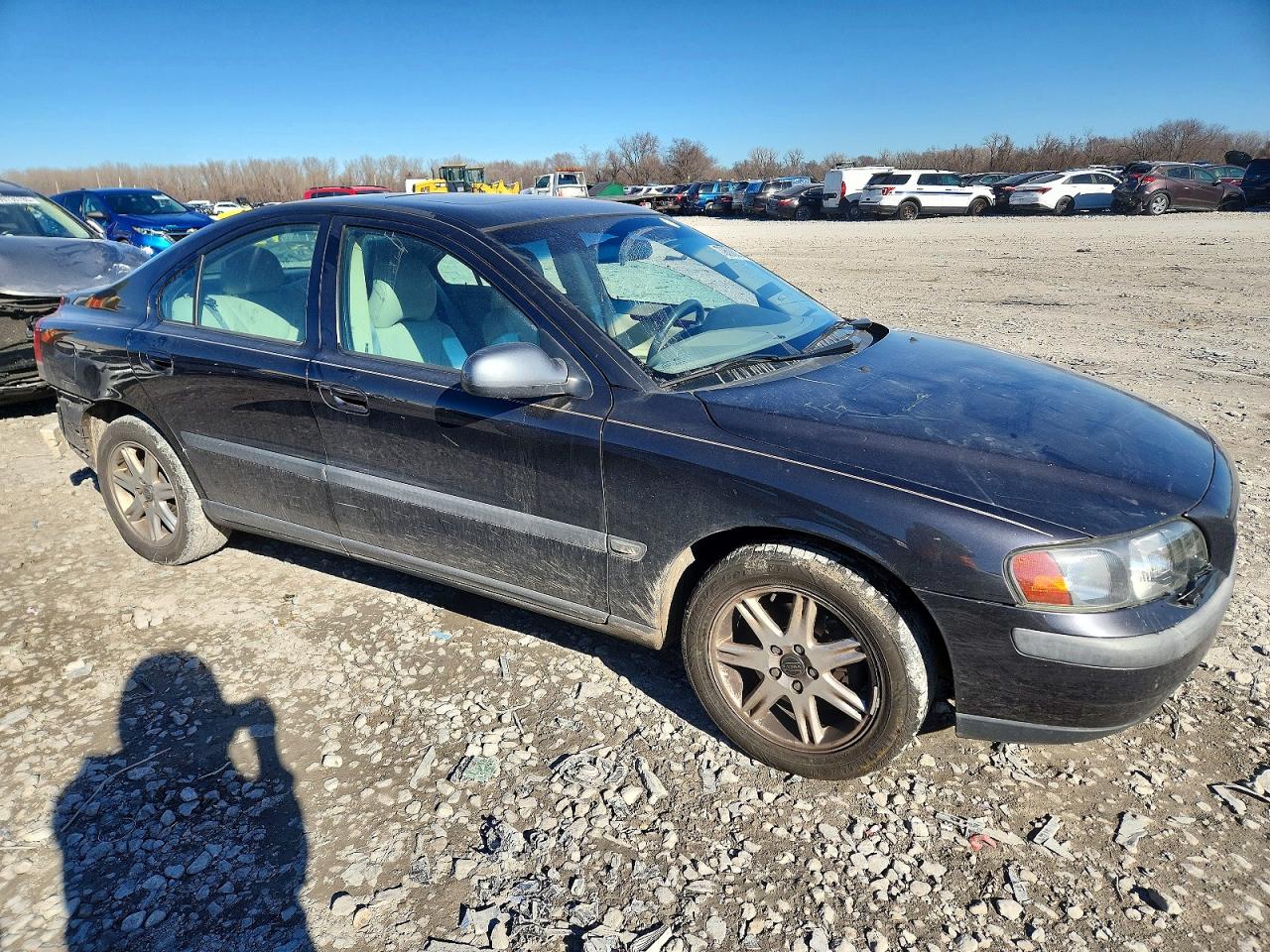 2002 Volvo S60 2.4t Gray vin: YV1RS58D722178835