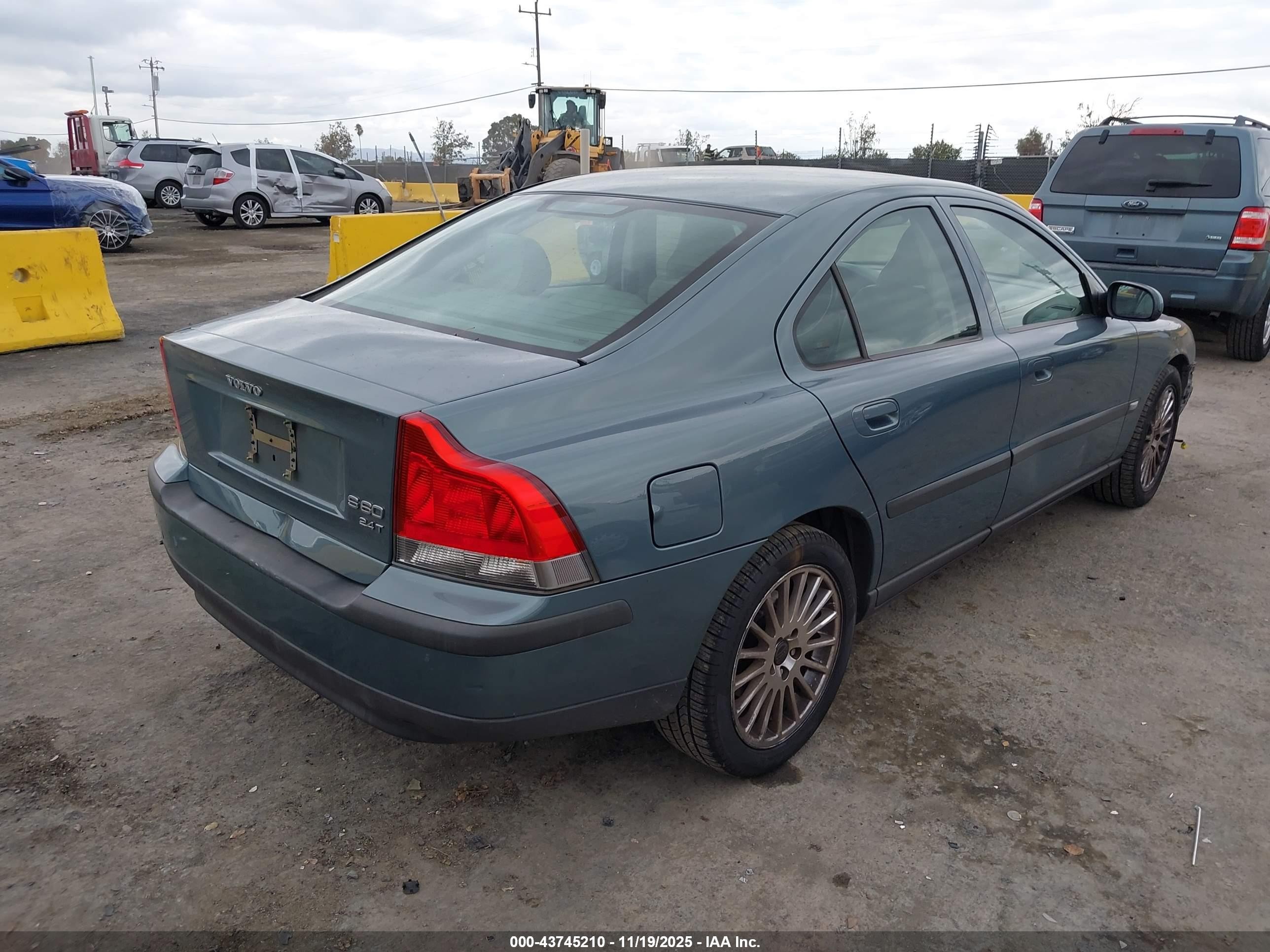 2002 Volvo S60 2.4t Blue vin: YV1RS58D922101299