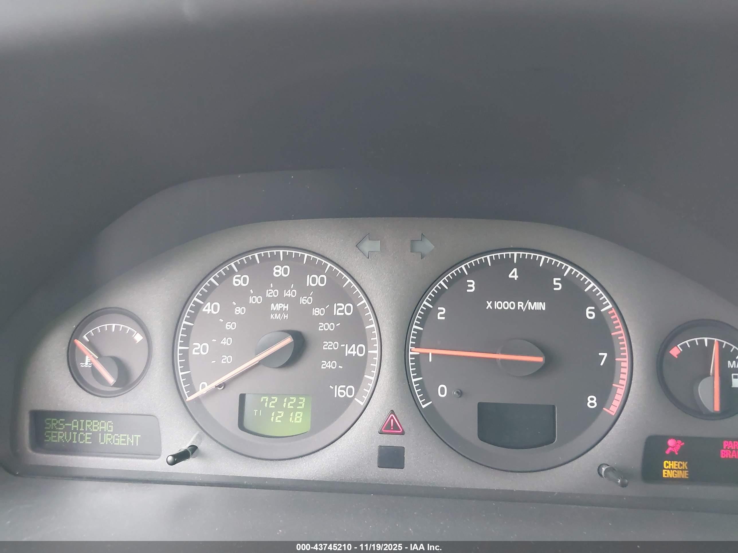 2002 Volvo S60 2.4t Blue vin: YV1RS58D922101299