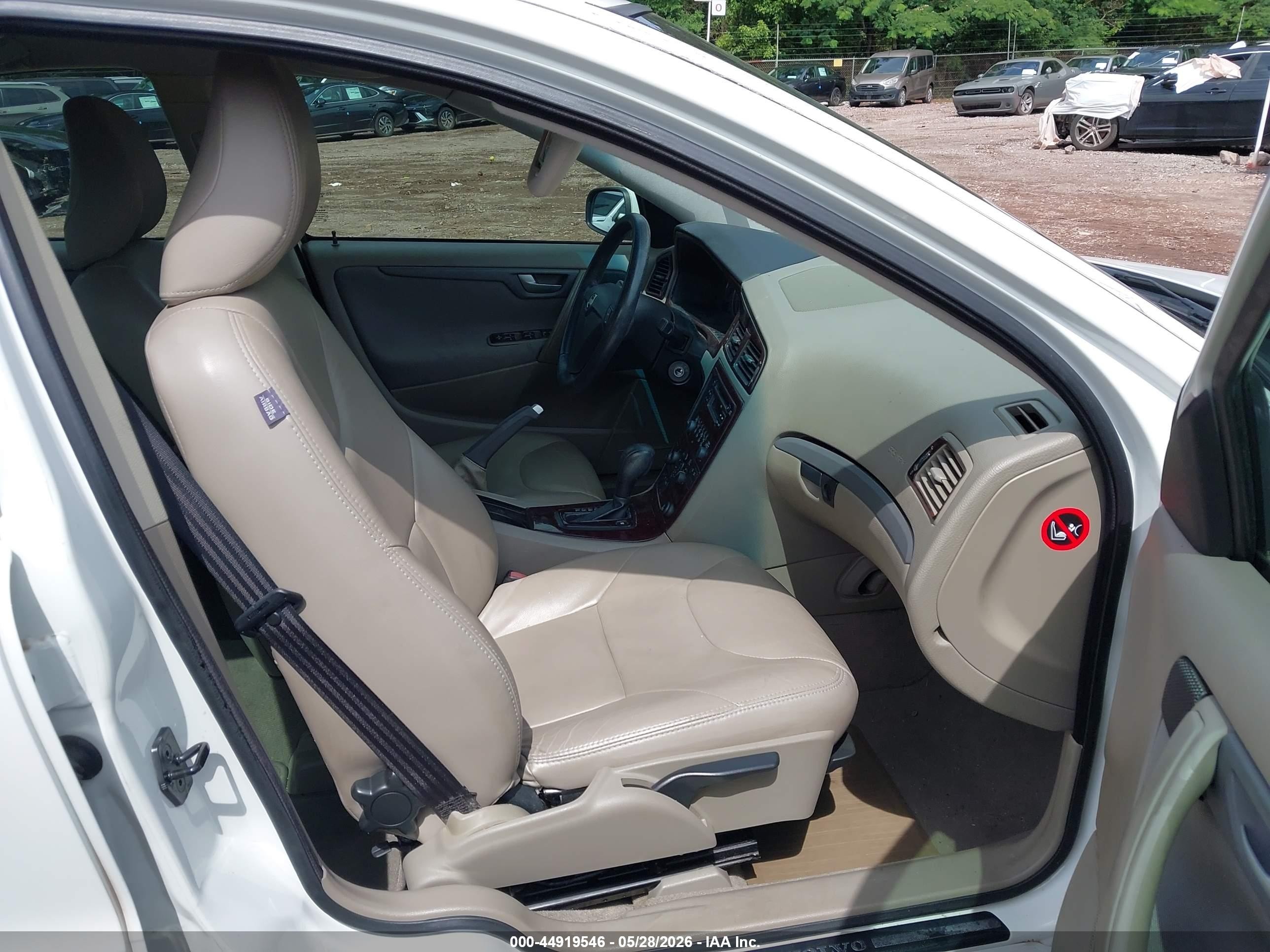 2006 Volvo S60 2.5t White vin: YV1RS592062508303