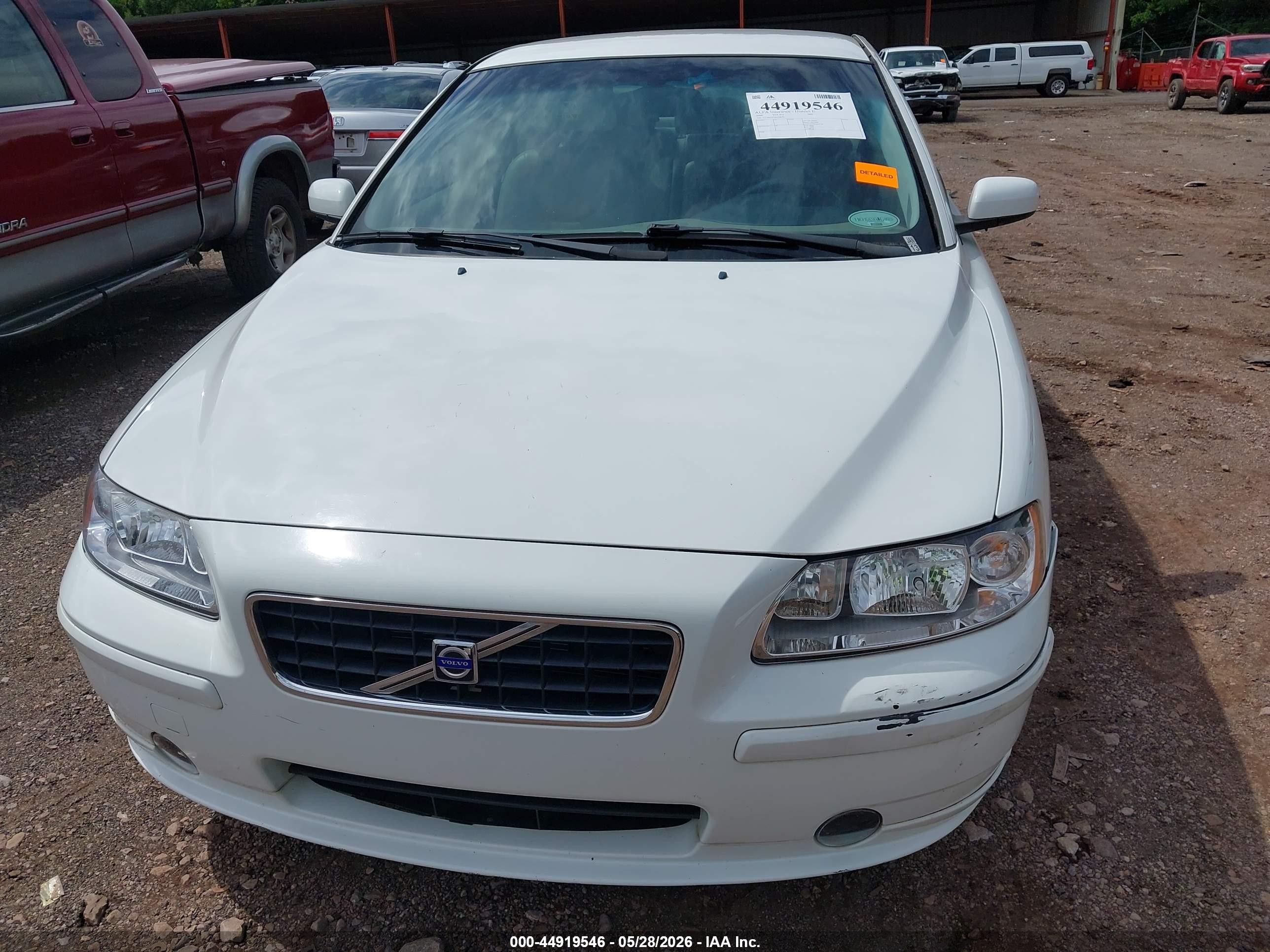 2006 Volvo S60 2.5t White vin: YV1RS592062508303
