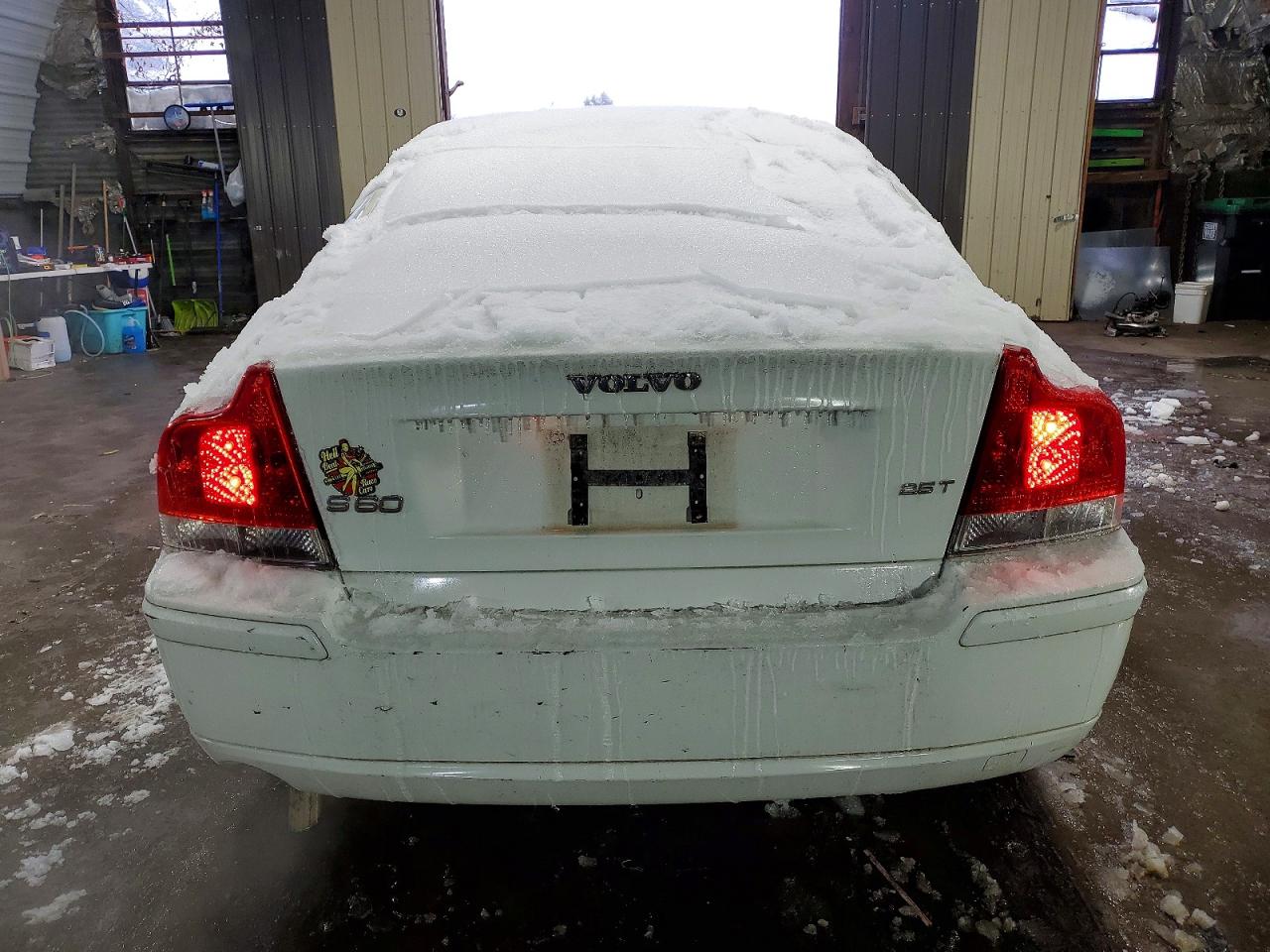 2007 Volvo S60 2.5t White vin: YV1RS592072600836