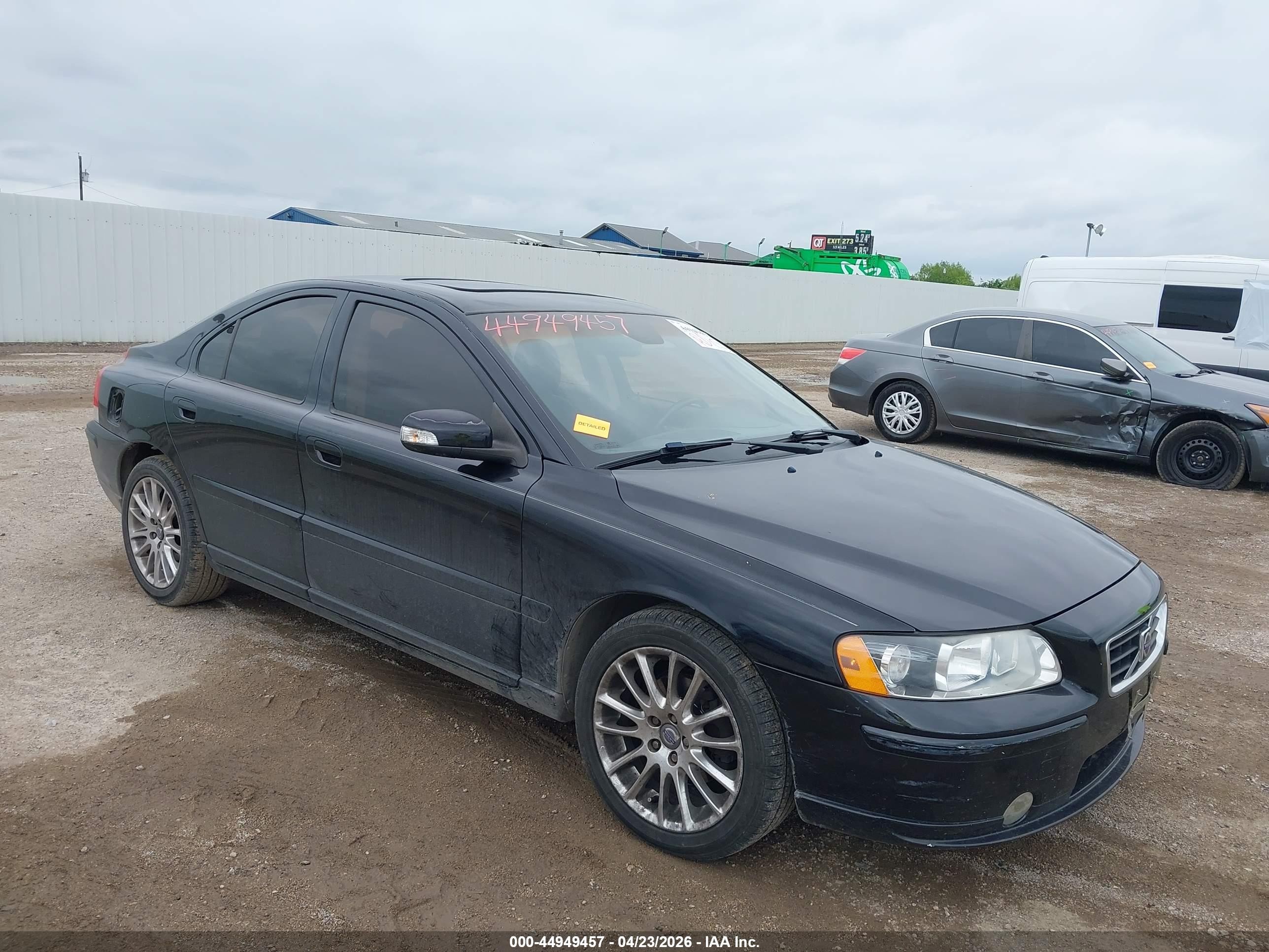 2007 Volvo S60 2.5t Black vin: YV1RS592072611352