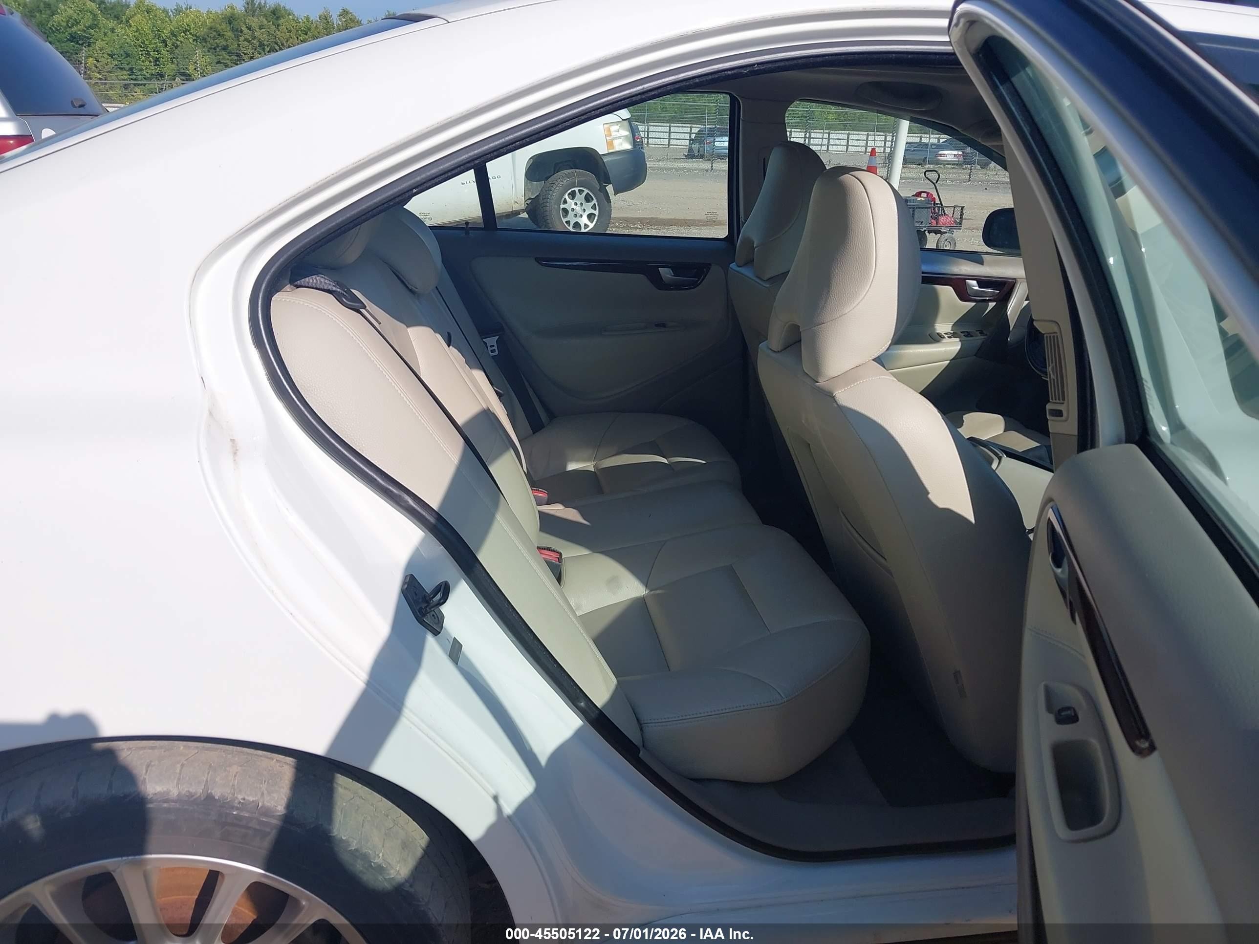 2007 Volvo S60 2.5t White vin: YV1RS592072616857