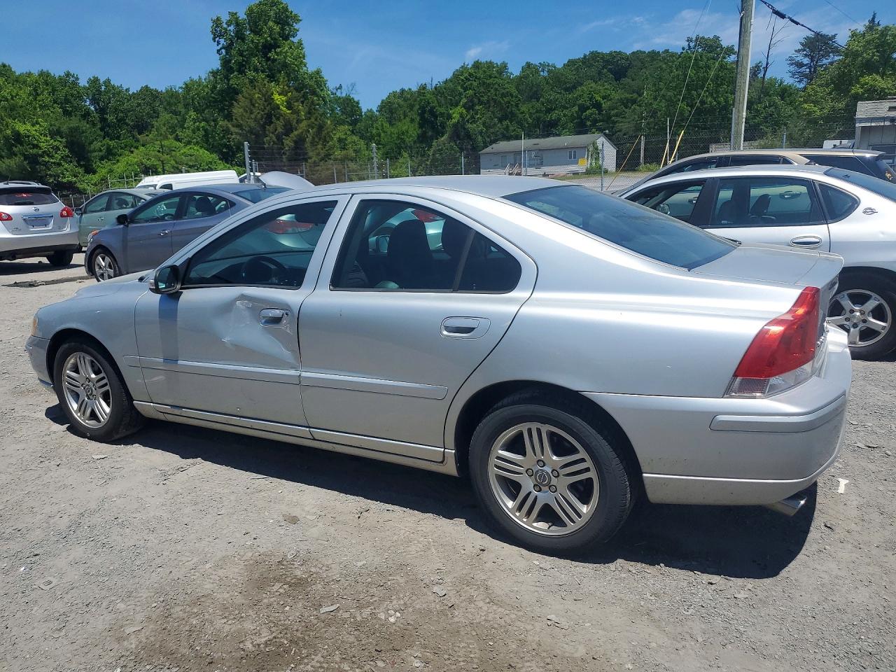 2007 Volvo S60 2.5t Silver vin: YV1RS592072645159