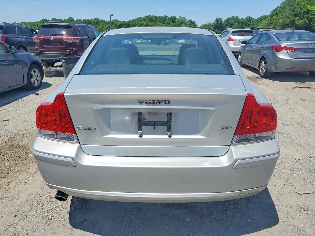 2007 Volvo S60 2.5t Silver vin: YV1RS592072645159