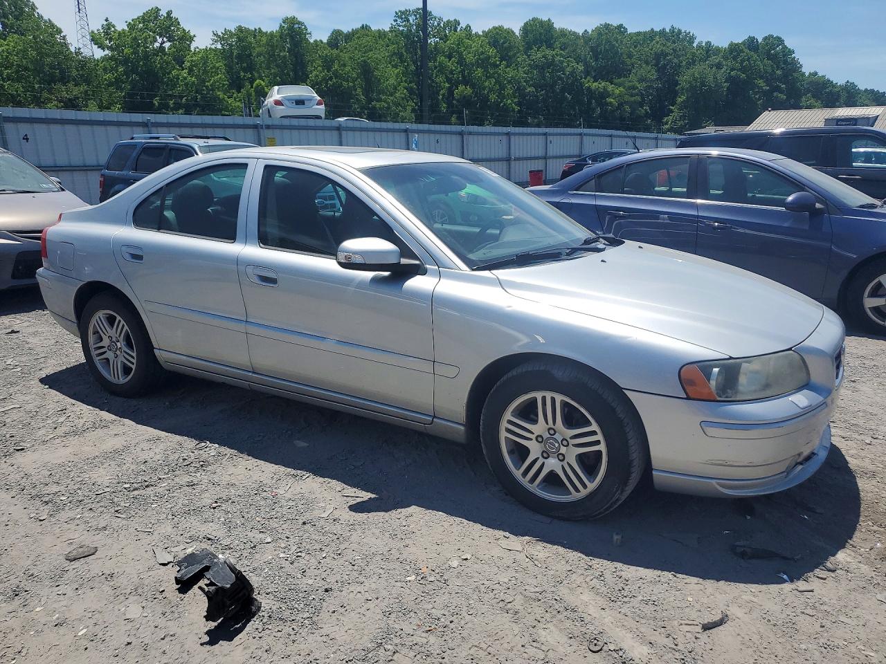 2007 Volvo S60 2.5t Silver vin: YV1RS592072645159