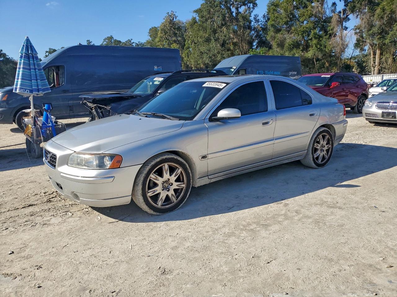 2005 Volvo S60 2.5t Silver vin: YV1RS592152446957