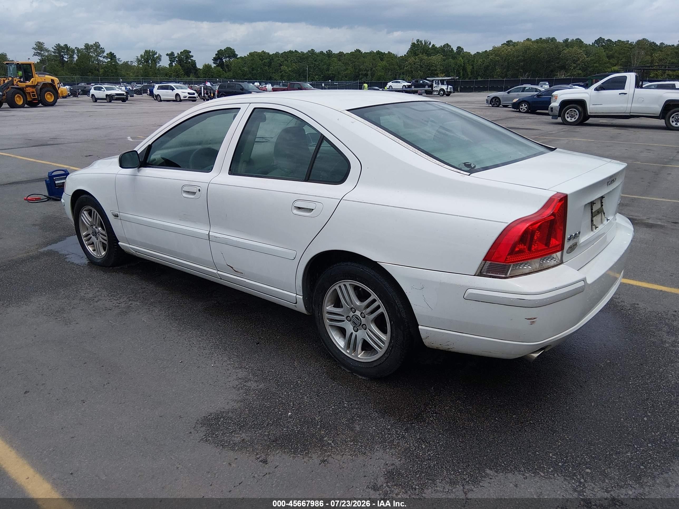 2005 Volvo S60 2.5t White vin: YV1RS592152459465