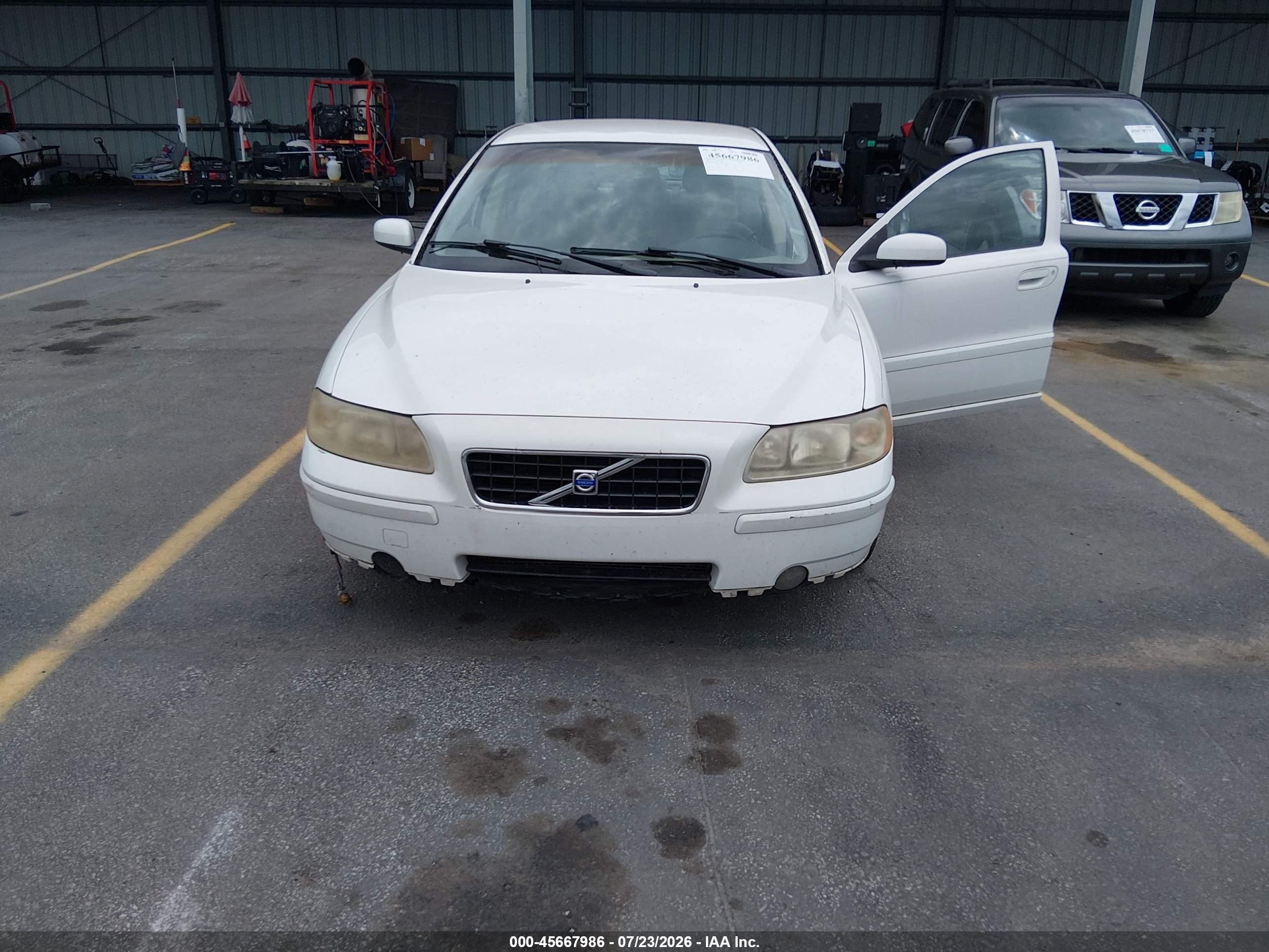 2005 Volvo S60 2.5t White vin: YV1RS592152459465
