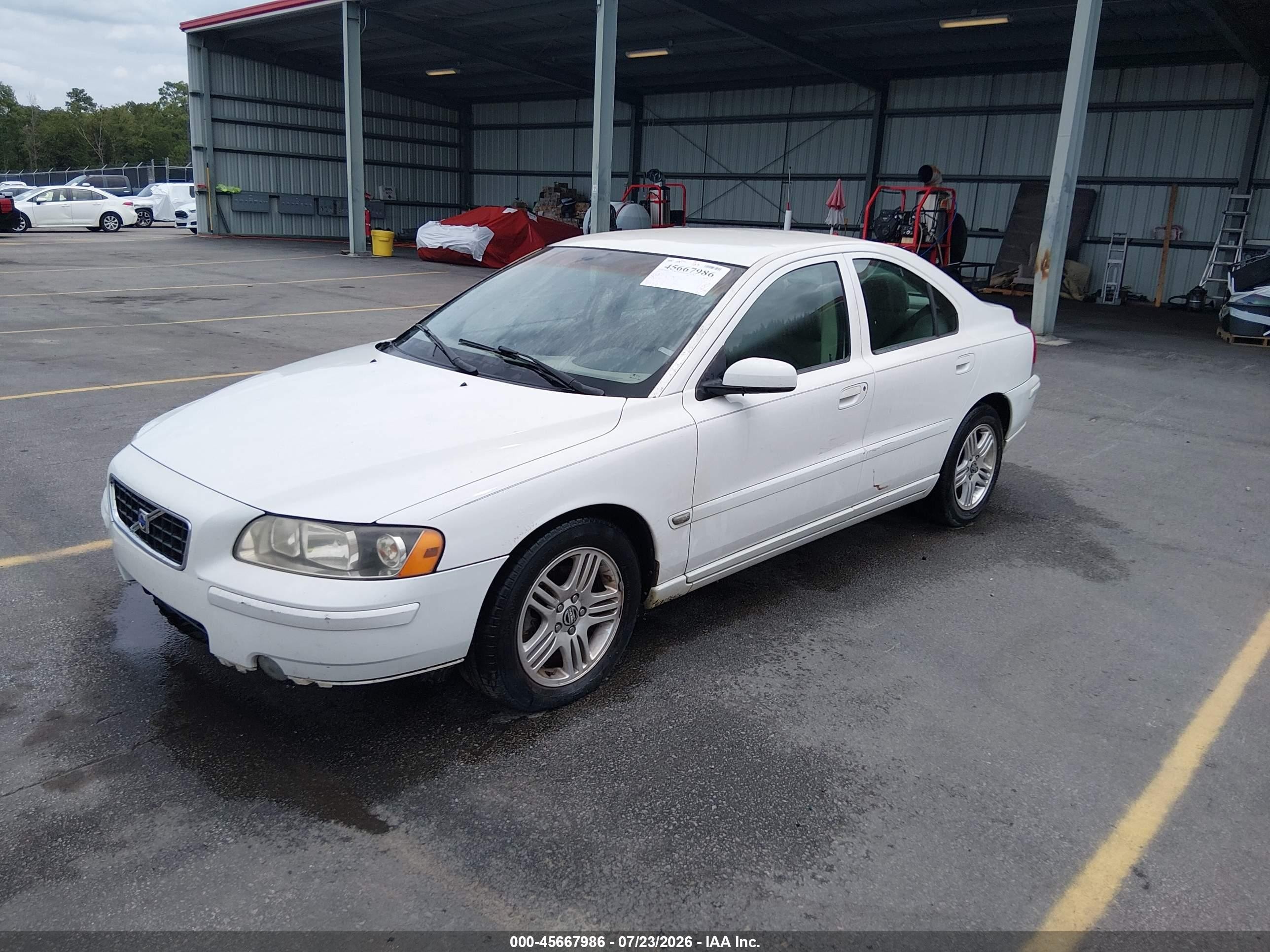 2005 Volvo S60 2.5t White vin: YV1RS592152459465