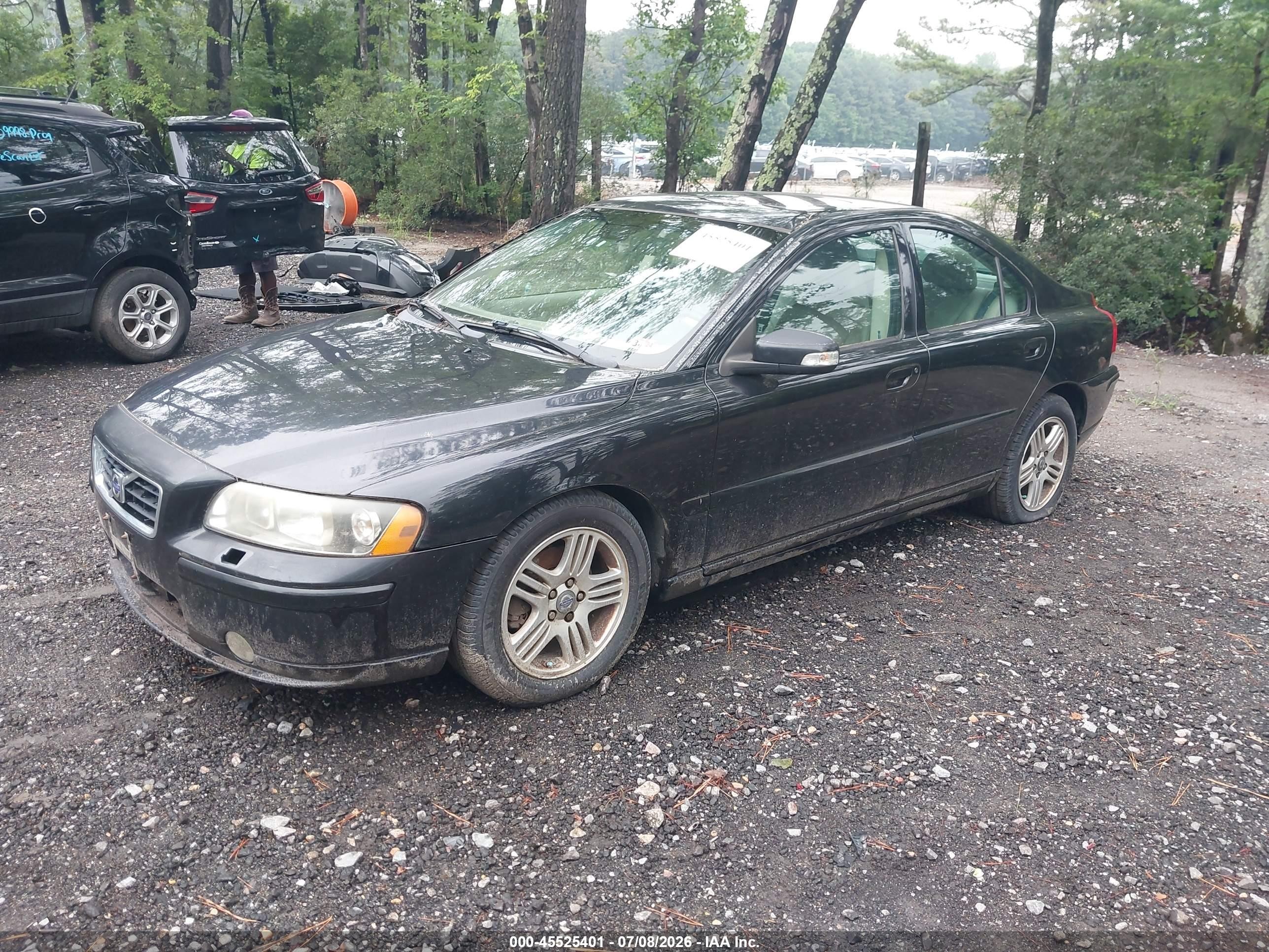 2007 Volvo S60 2.5t Dark Blue vin: YV1RS592172602871