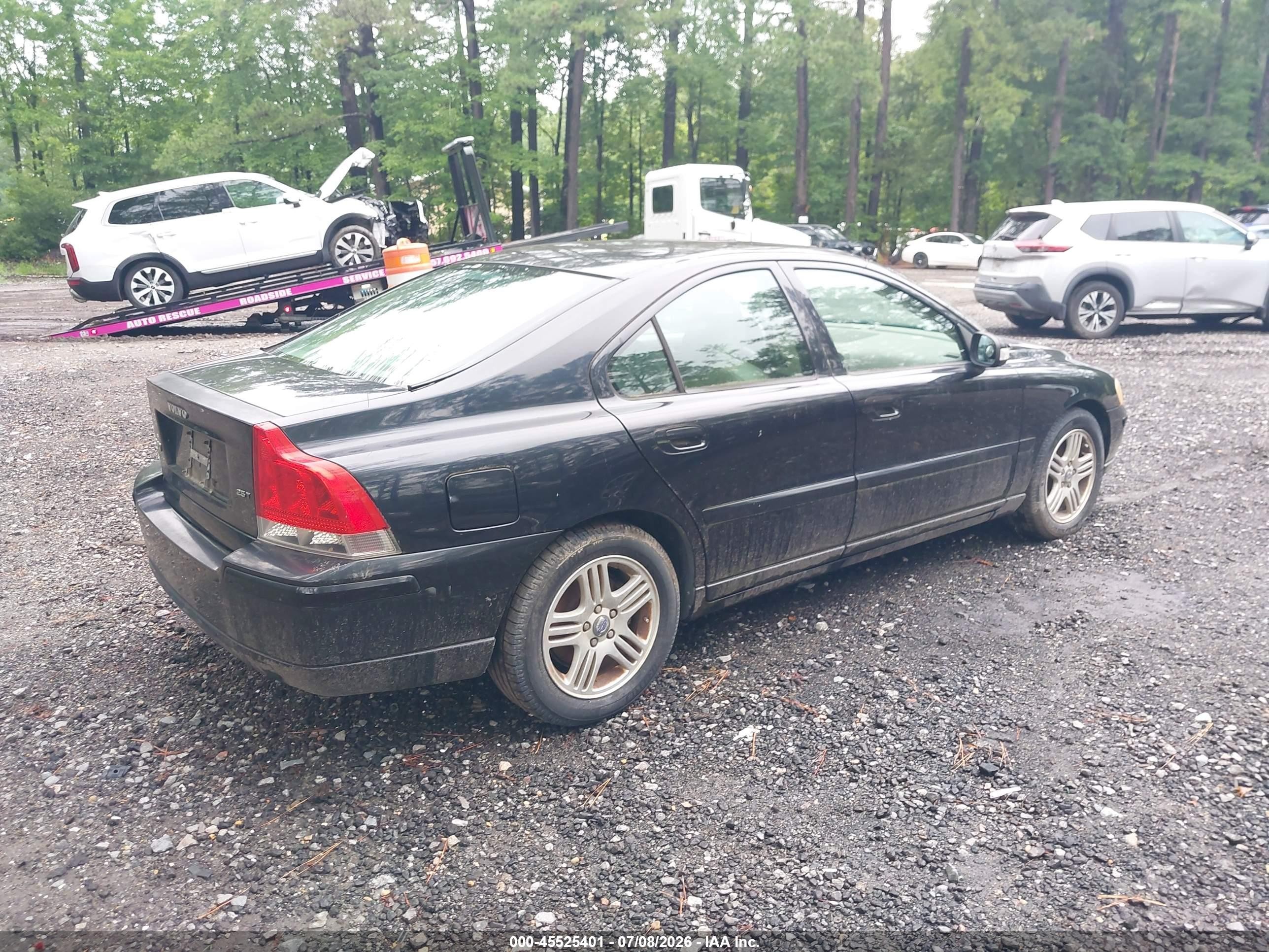 2007 Volvo S60 2.5t Dark Blue vin: YV1RS592172602871