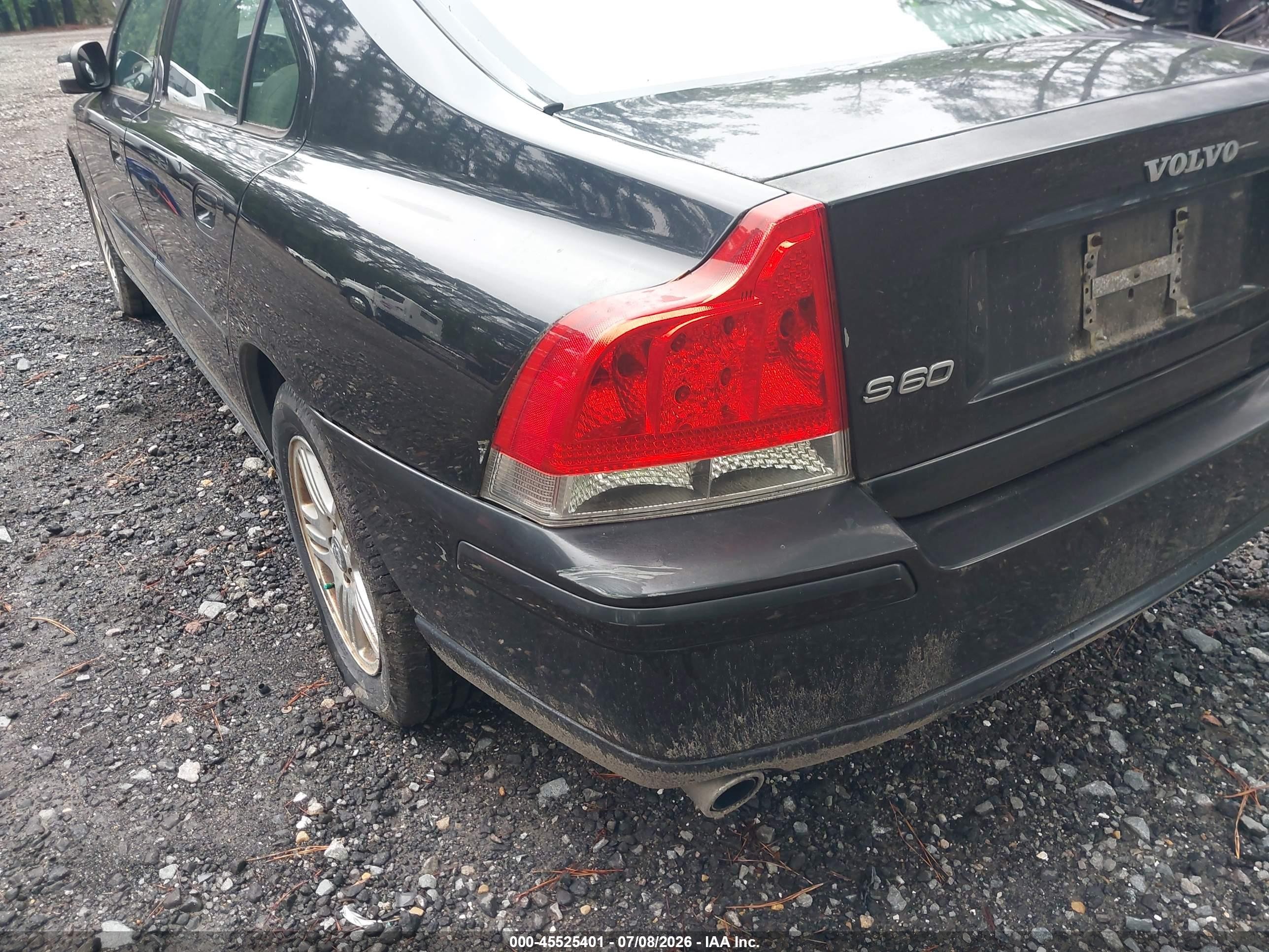 2007 Volvo S60 2.5t Dark Blue vin: YV1RS592172602871