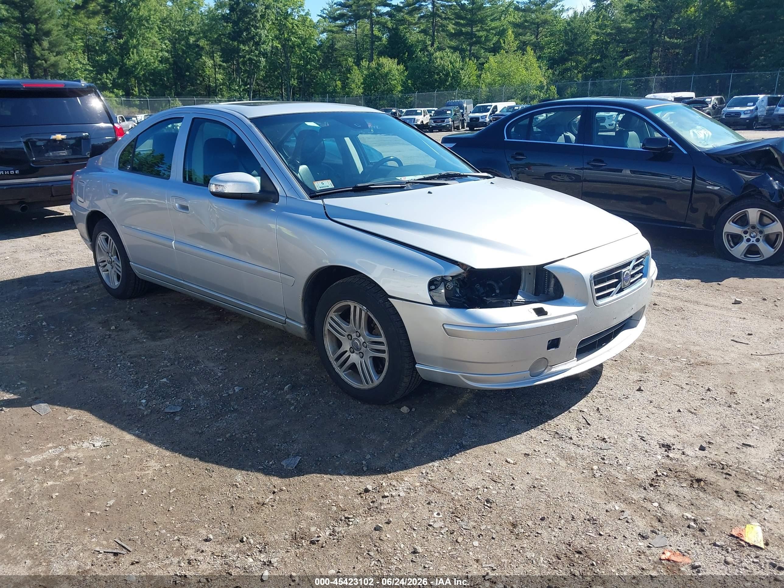 2008 Volvo S60 2.5t Silver vin: YV1RS592182686837