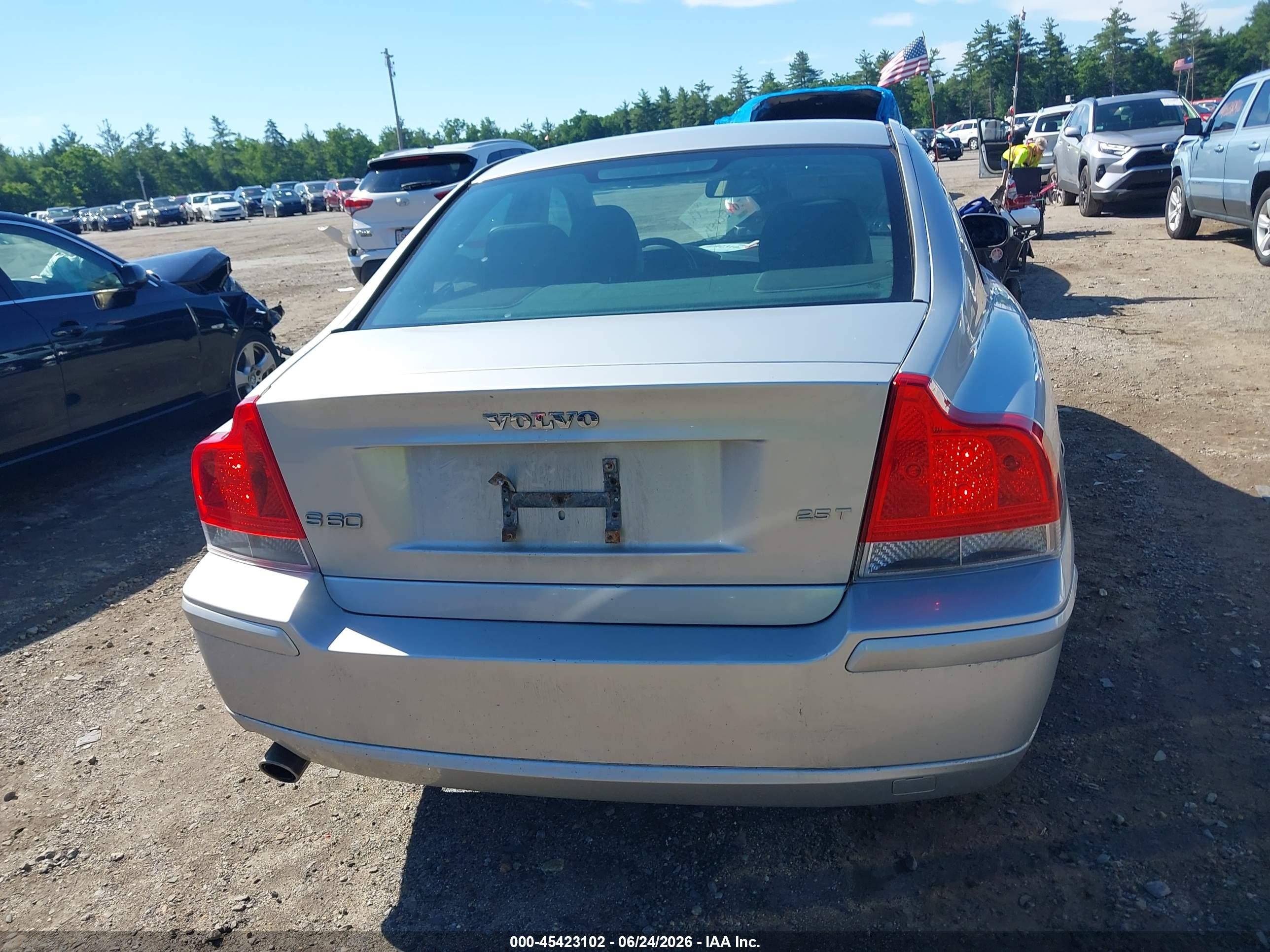 2008 Volvo S60 2.5t Silver vin: YV1RS592182686837
