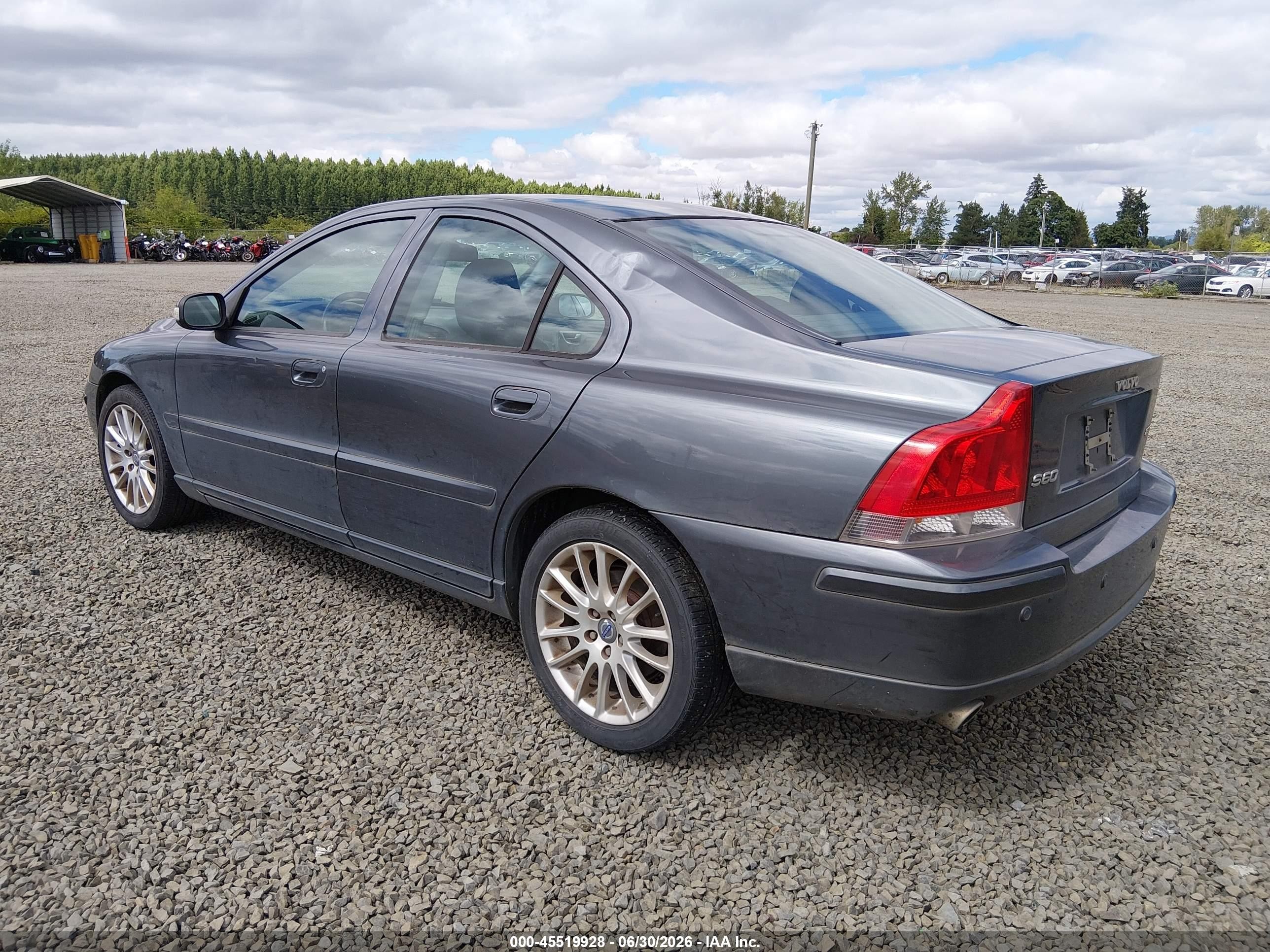 2008 Volvo S60 2.5t Серый vin: YV1RS592182694419