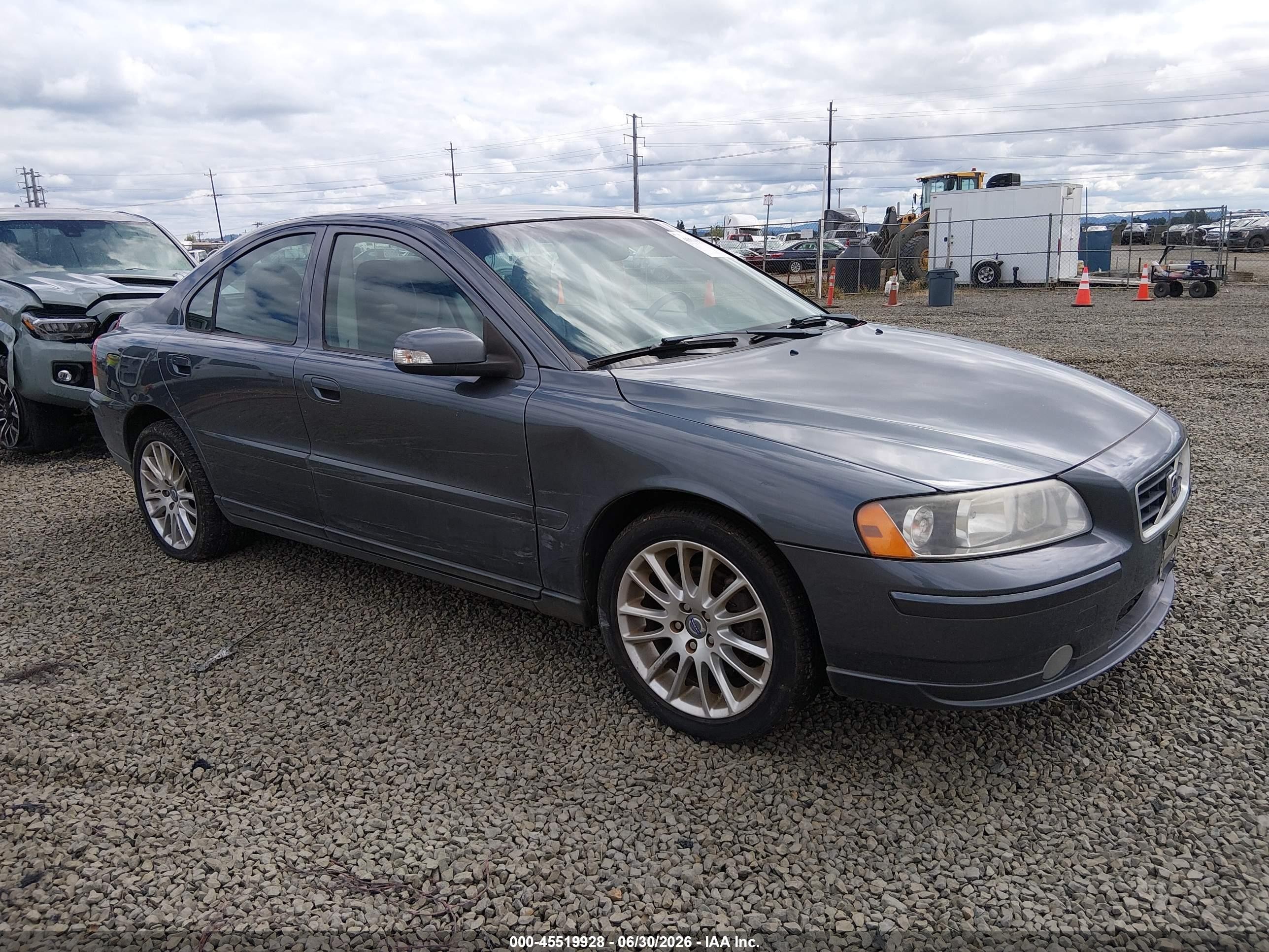 2008 Volvo S60 2.5t Gray vin: YV1RS592182694419