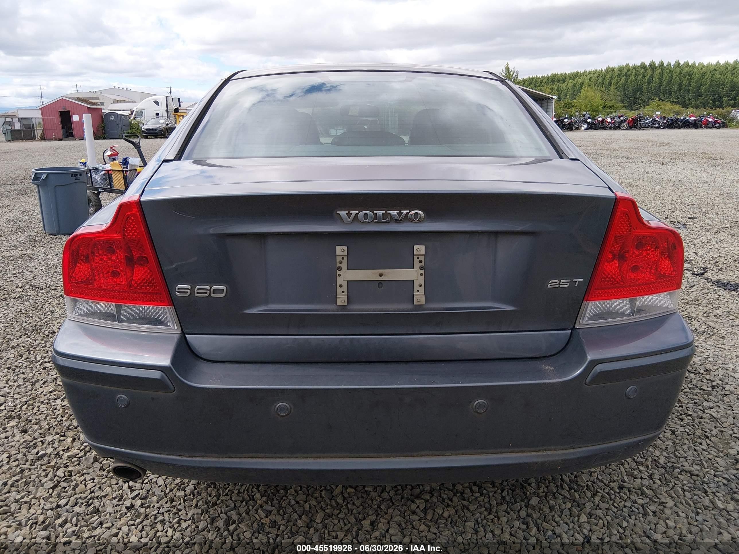 2008 Volvo S60 2.5t Серый vin: YV1RS592182694419