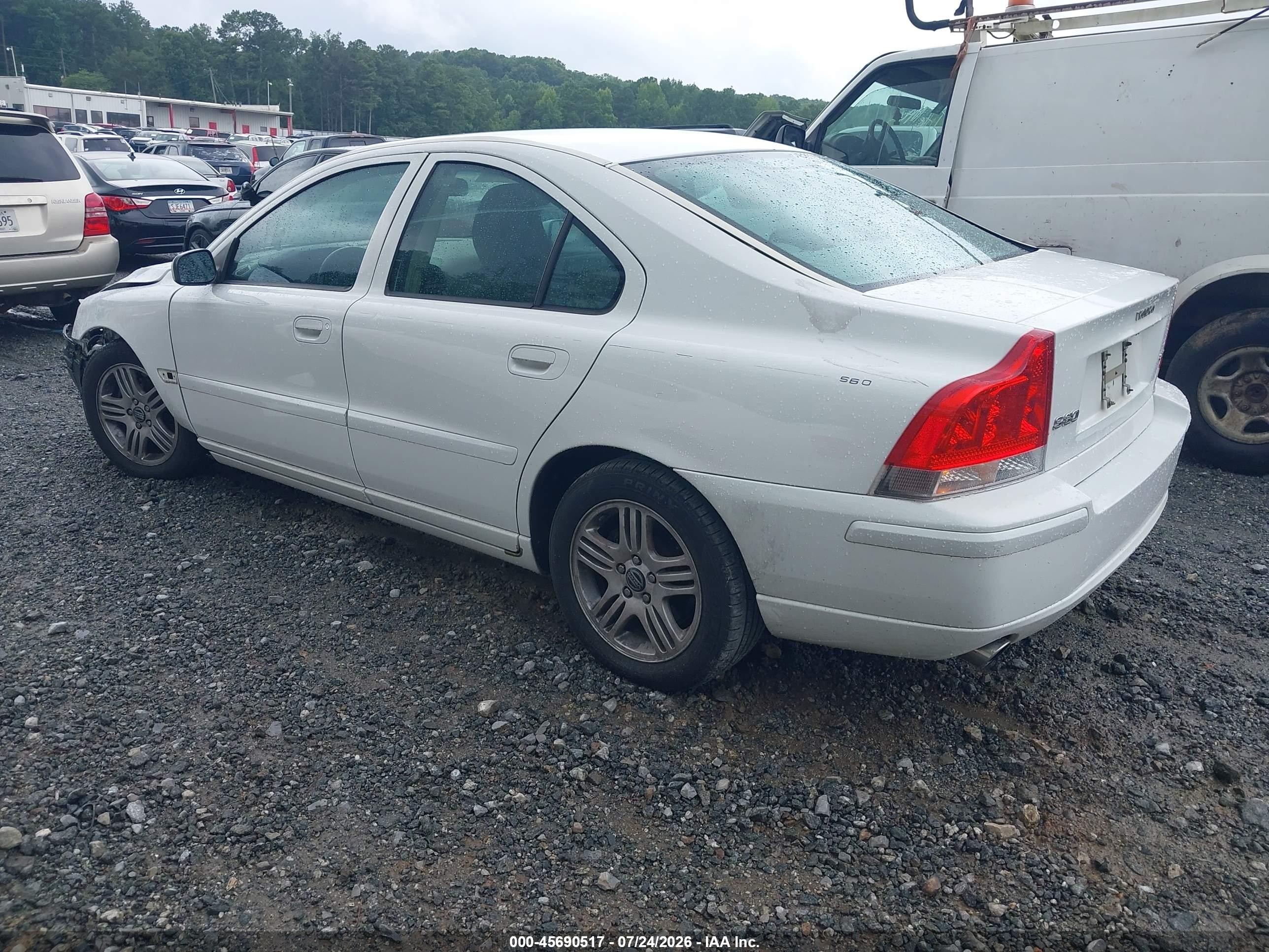 2006 Volvo S60 2.5t White vin: YV1RS592262507315