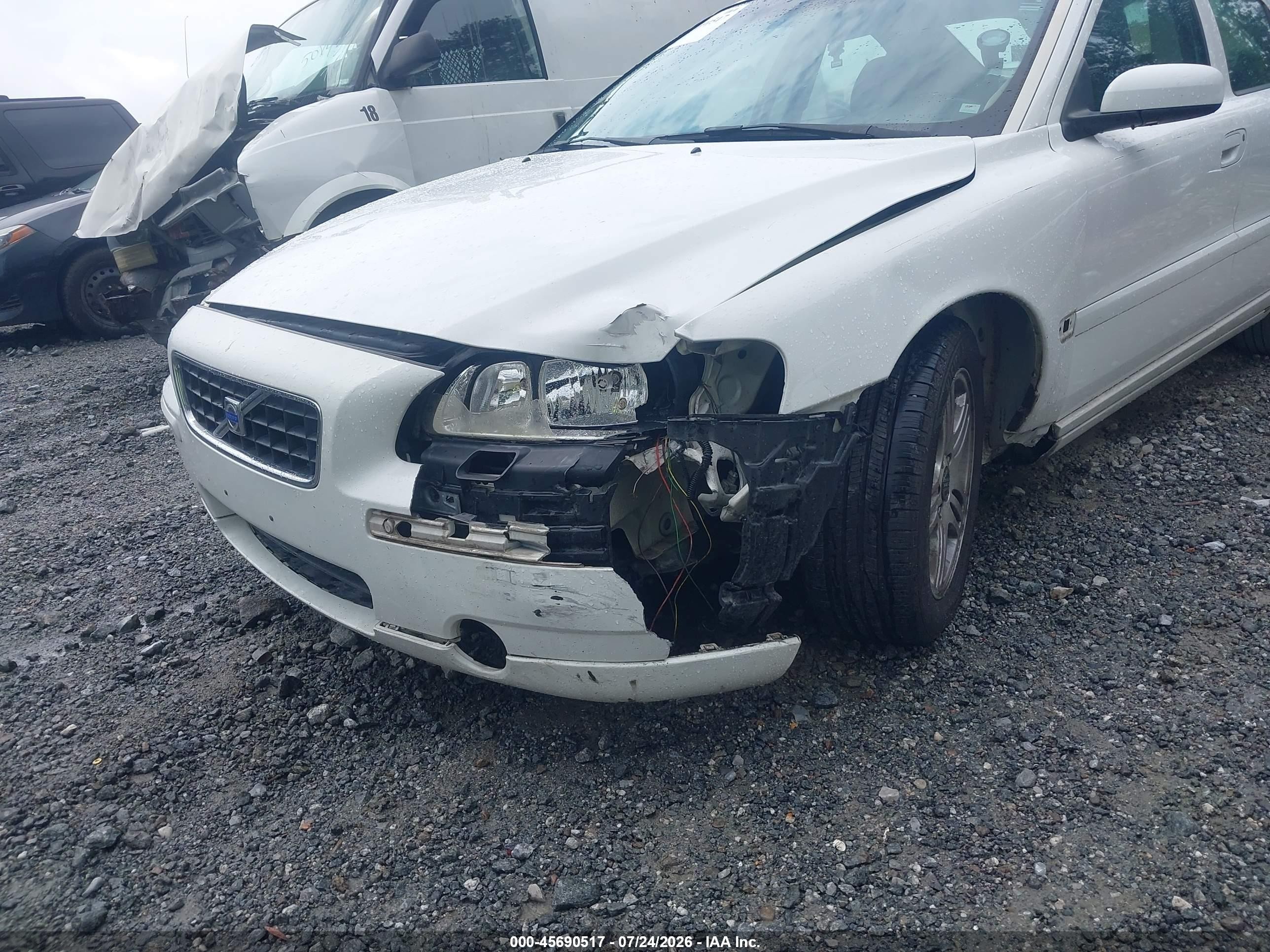 2006 Volvo S60 2.5t White vin: YV1RS592262507315