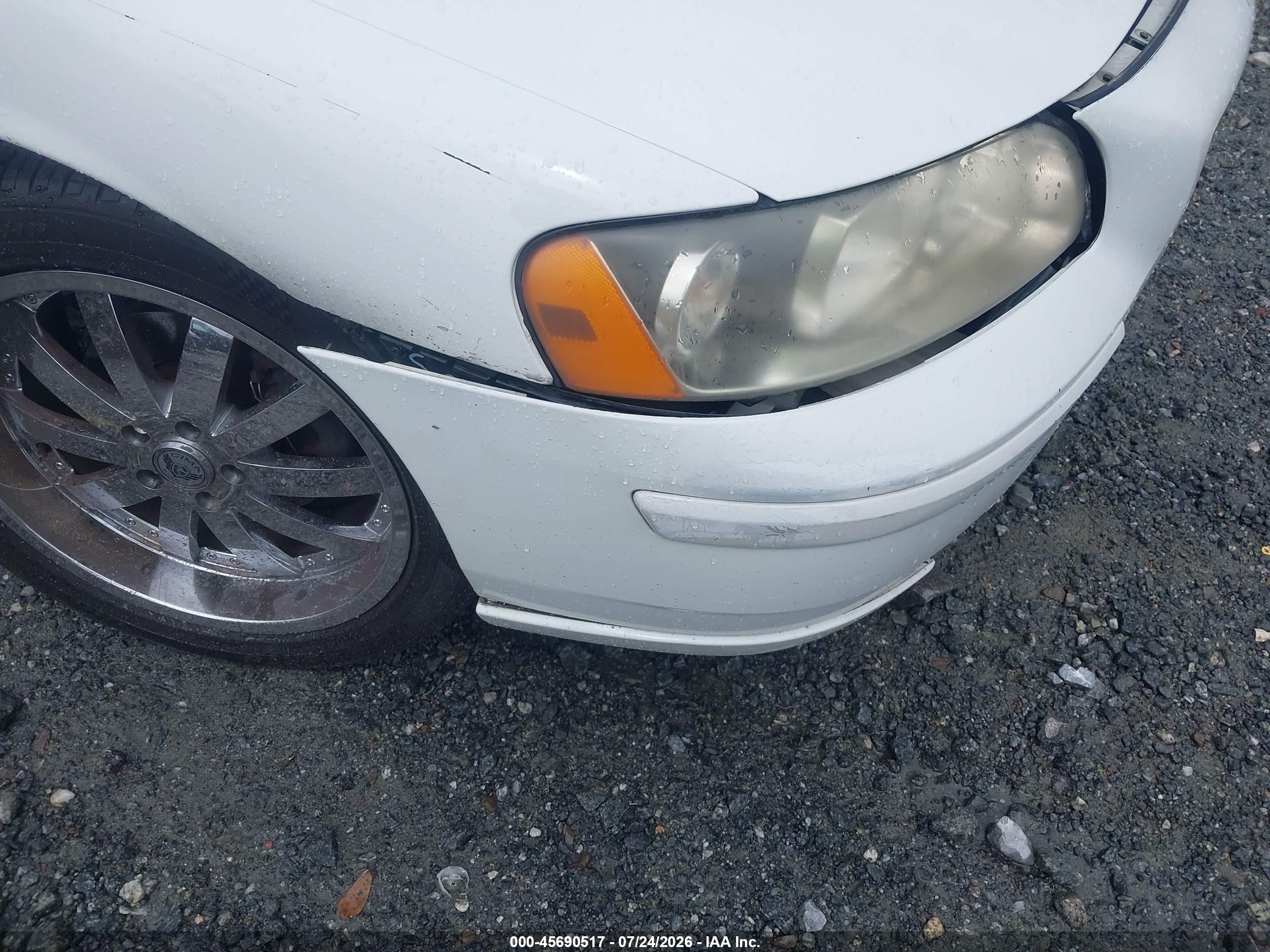 2006 Volvo S60 2.5t White vin: YV1RS592262507315